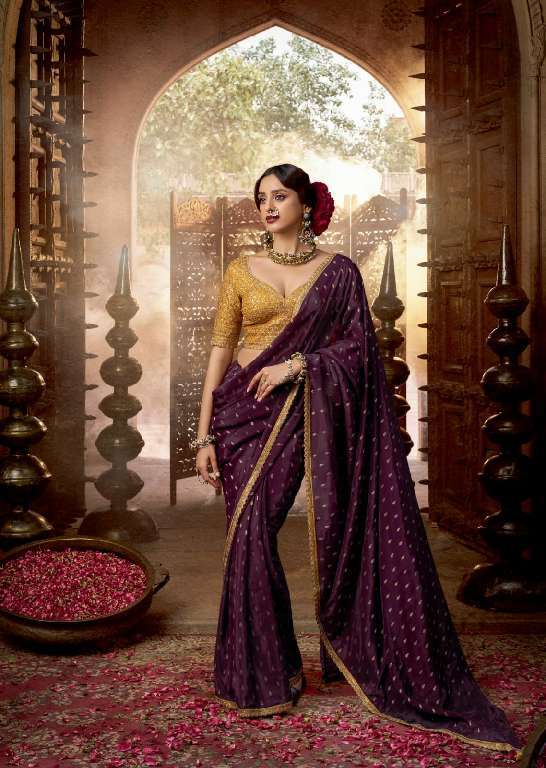 Kira Creation Presents Kashvi Wholesale Pure Viscous Crepe With Hand Dying And Butti Festival Wear Sarees Catalog wholesaler And Exporter 
