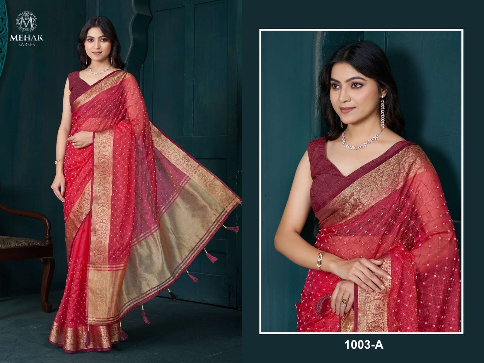Mehek Saree presents 1003 Colors Fancy Saree Collection Catalog 