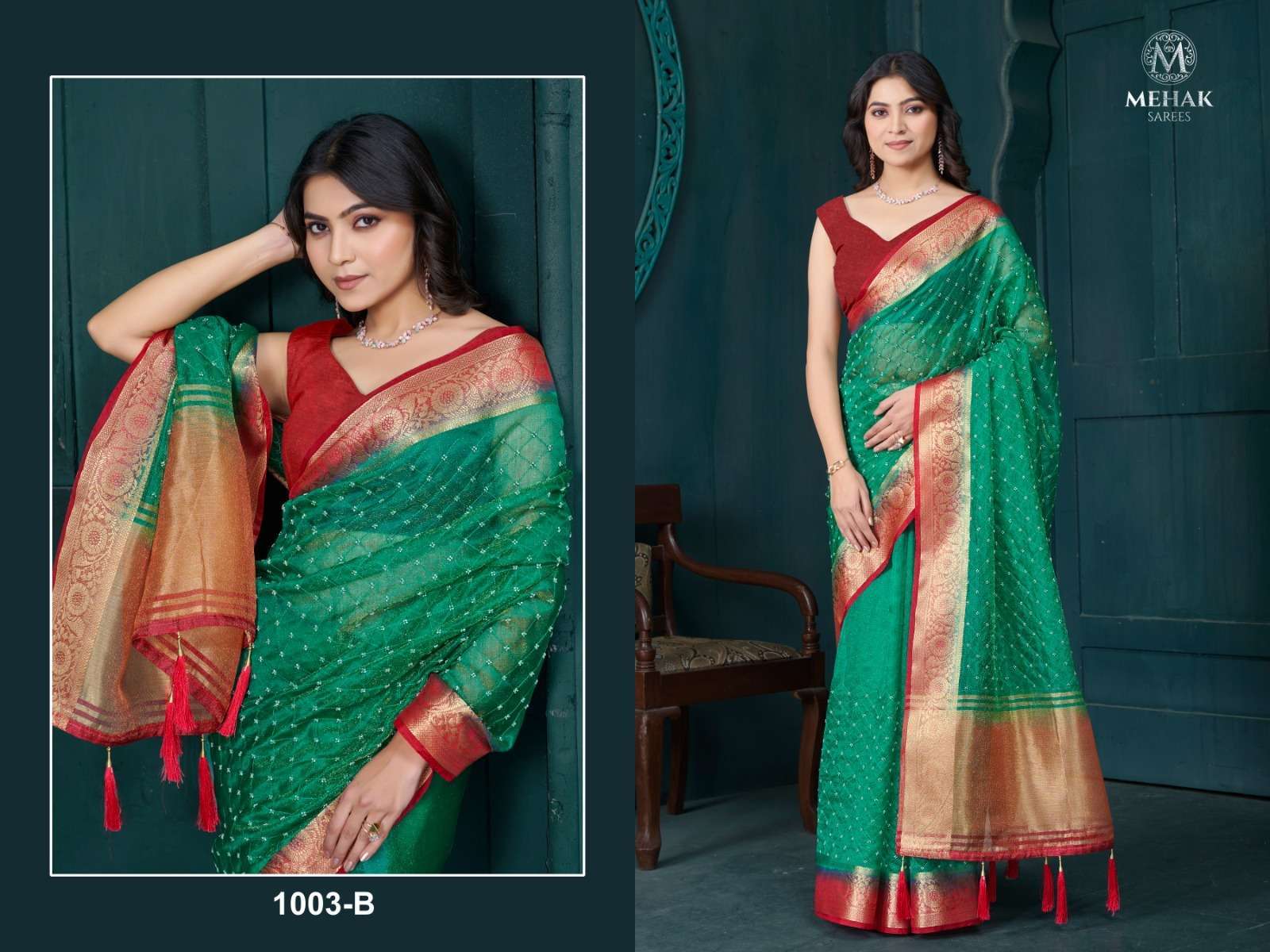Mehek Saree presents 1003 Colors Fancy Saree Collection Catalog 