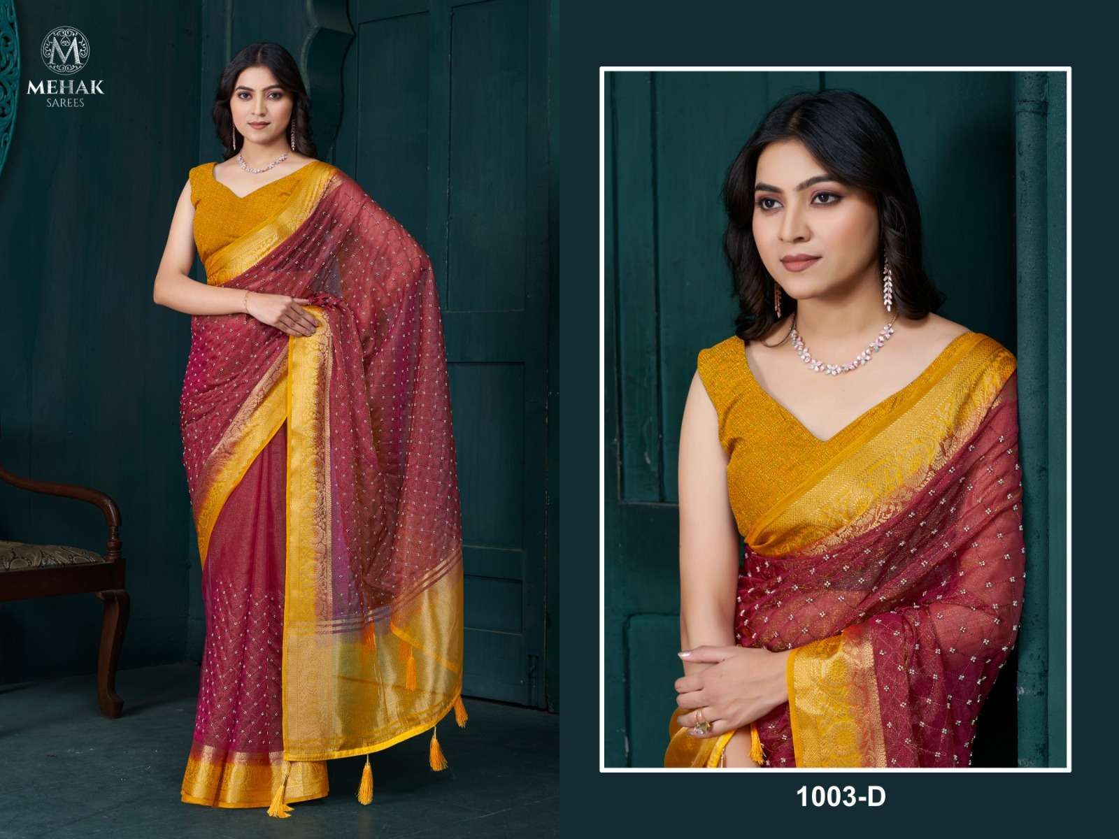 Mehek Saree presents 1003 Colors Fancy Saree Collection Catalog 