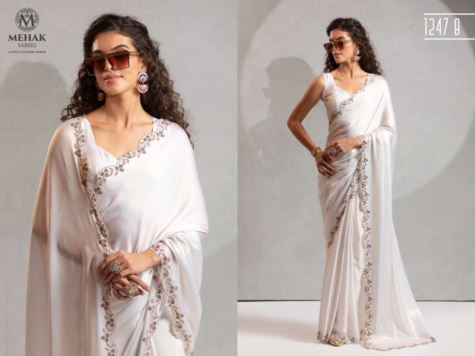 Mehek Saree presents 1247 Colors Fancy Saree Catalog 