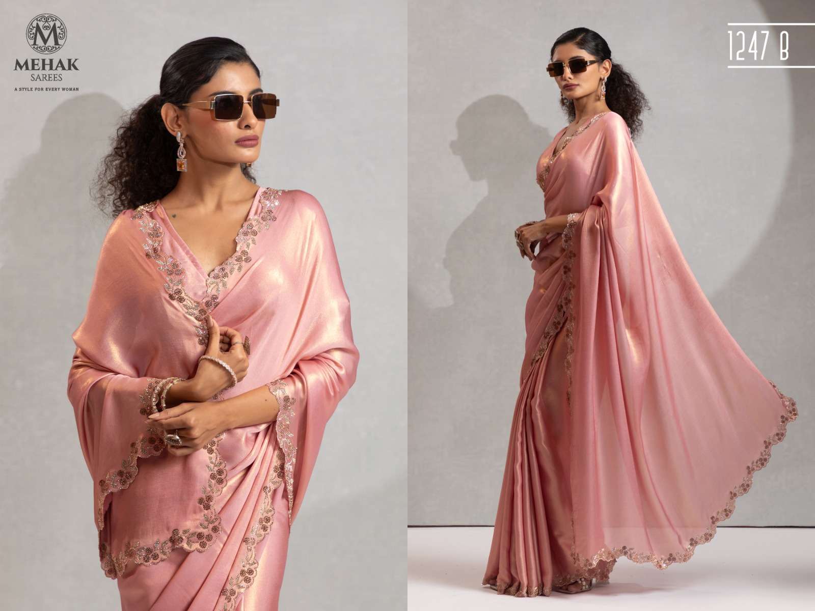 Mehek Saree presents 1247 Colors Fancy Saree Catalog 