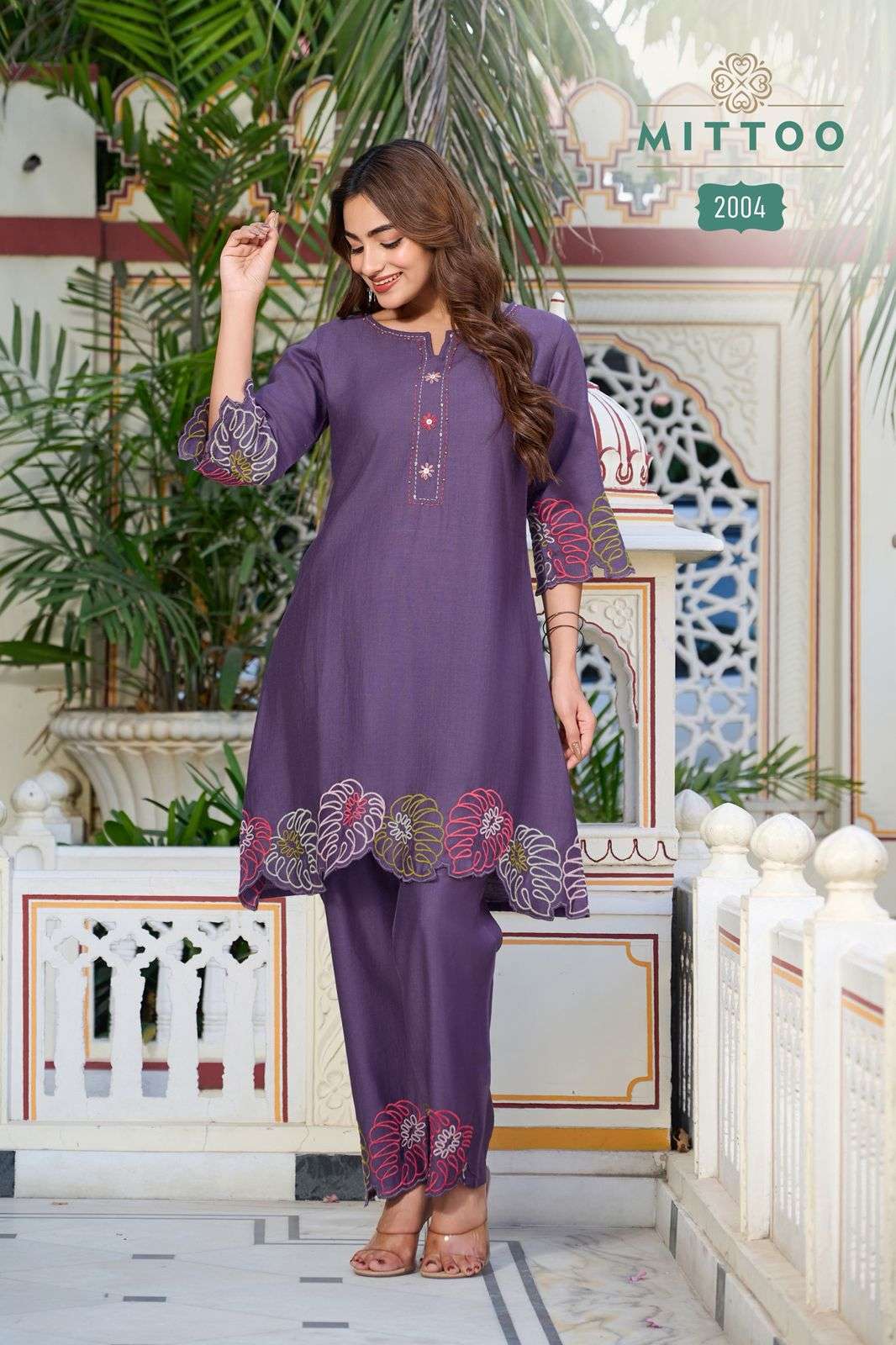 Mittoo presents Krivaa viscose designer Cord Set Catalog Wholesaler