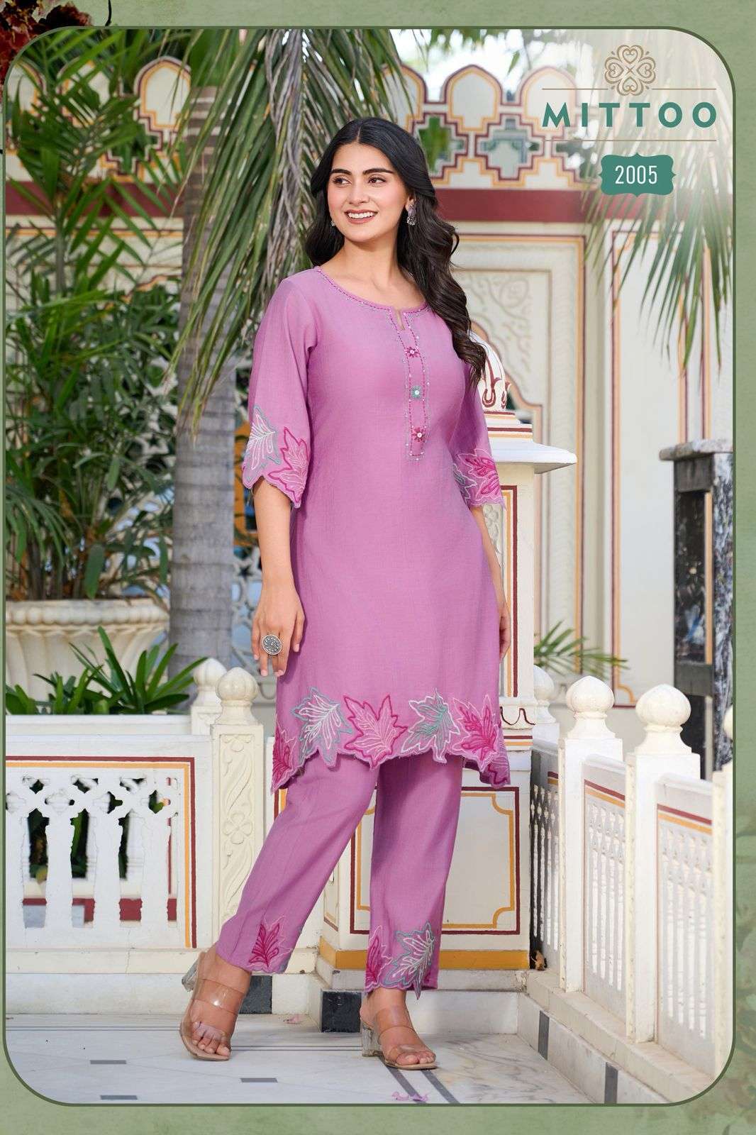 Mittoo presents Krivaa viscose designer Cord Set Catalog Wholesaler