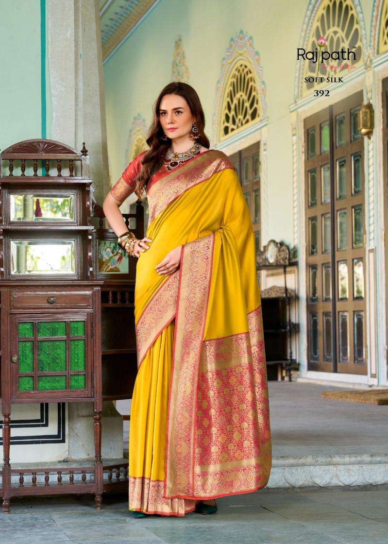 Rajpath Presents Chandan Silk Soft Silk Traditional Sarees Catalog Wholesaler And Exporter 