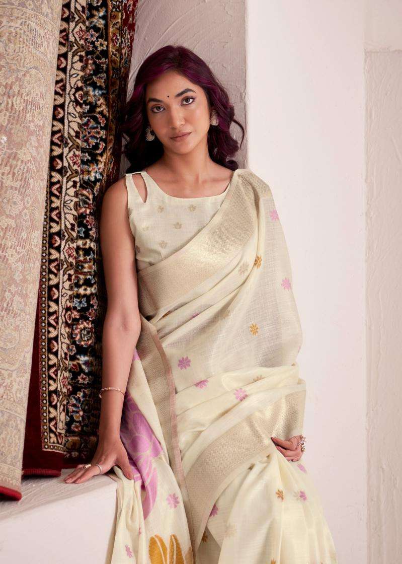 Rajpath Presents Dinamic Silk Linen Pretty Look Best Saree Catalog Wholesaler And Exporter 