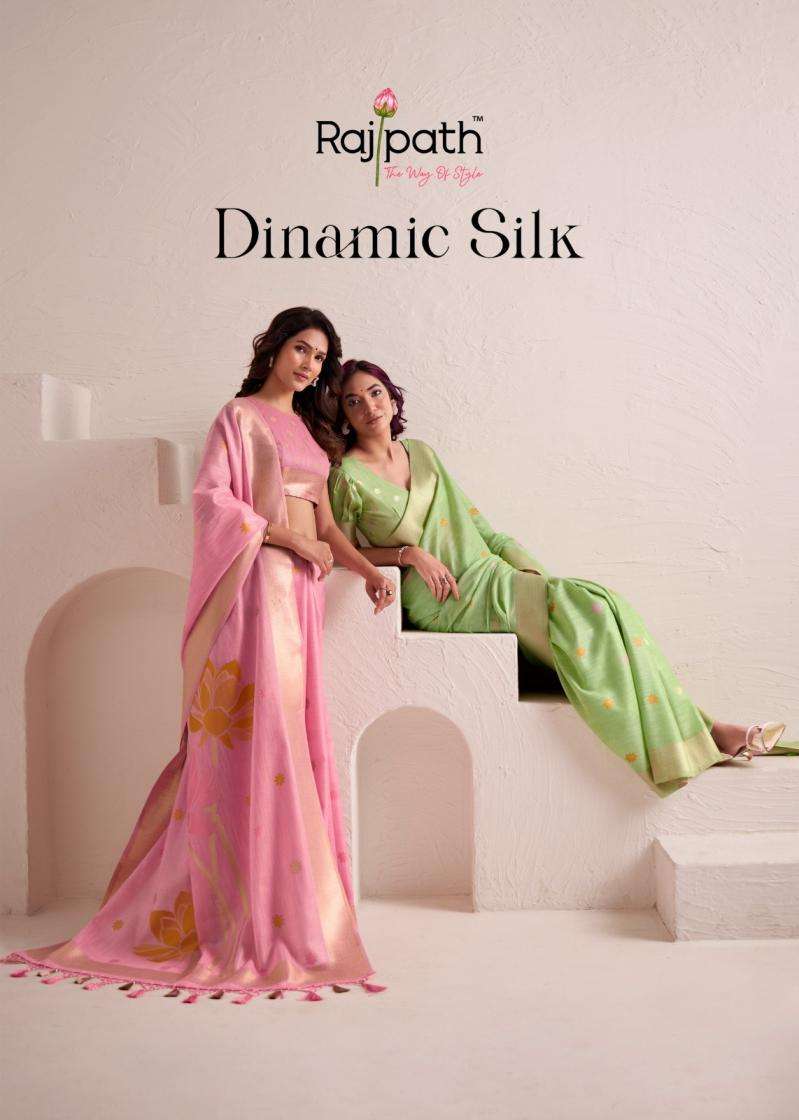 Rajpath Presents Dinamic Silk Linen Pretty Look Best Saree Catalog Wholesaler And Exporter 