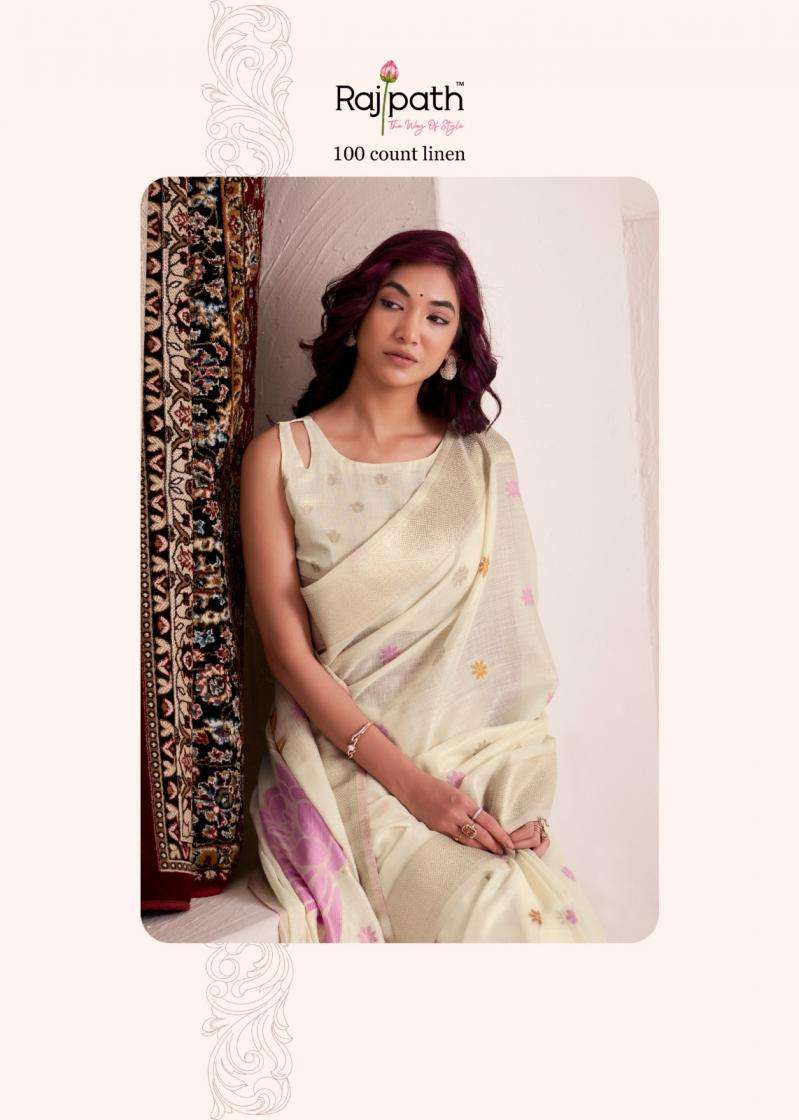 Rajpath Presents Dinamic Silk Linen Pretty Look Best Saree Catalog Wholesaler And Exporter 