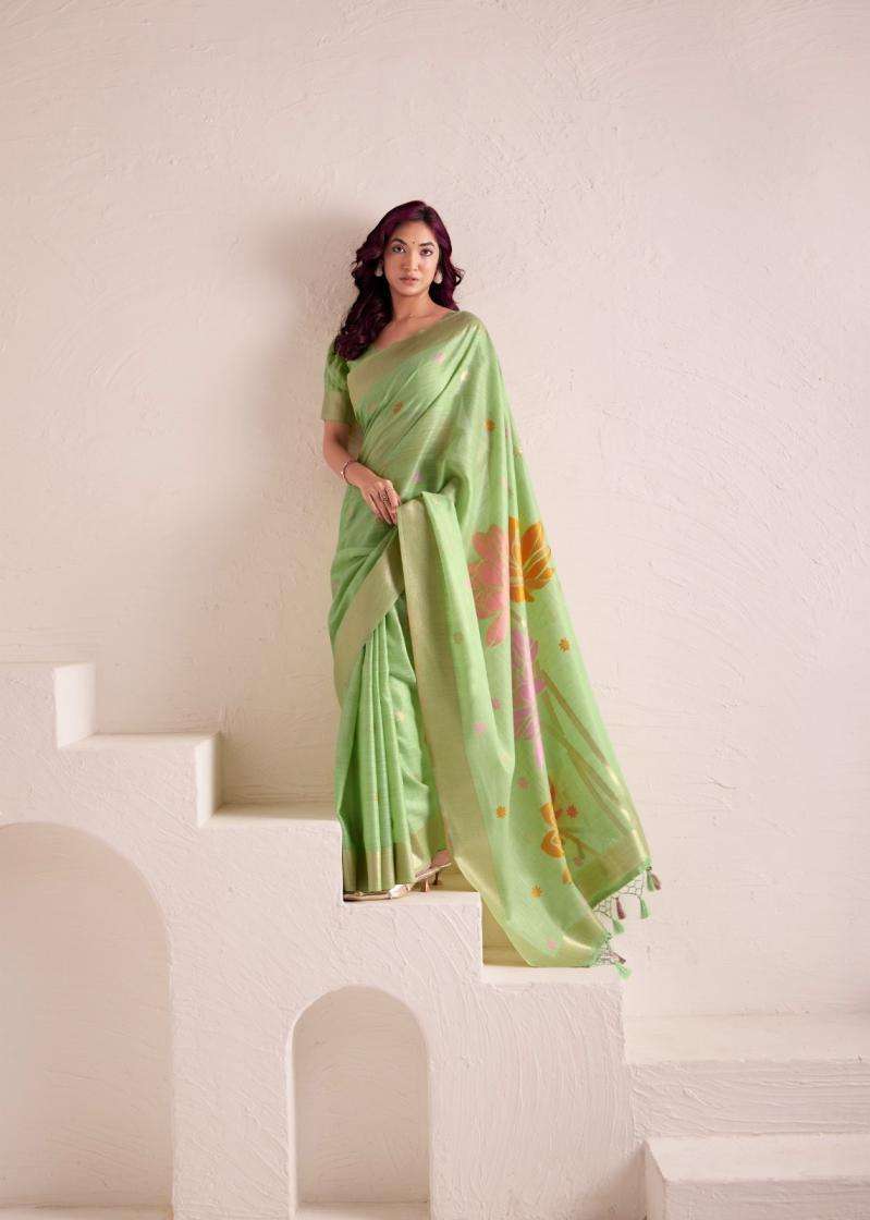 Rajpath Presents Dinamic Silk Linen Pretty Look Best Saree Catalog Wholesaler And Exporter 