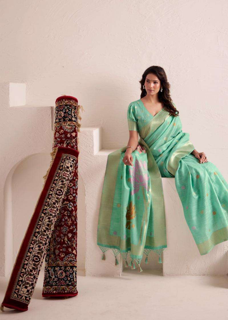 Rajpath Presents Dinamic Silk Linen Pretty Look Best Saree Catalog Wholesaler And Exporter 