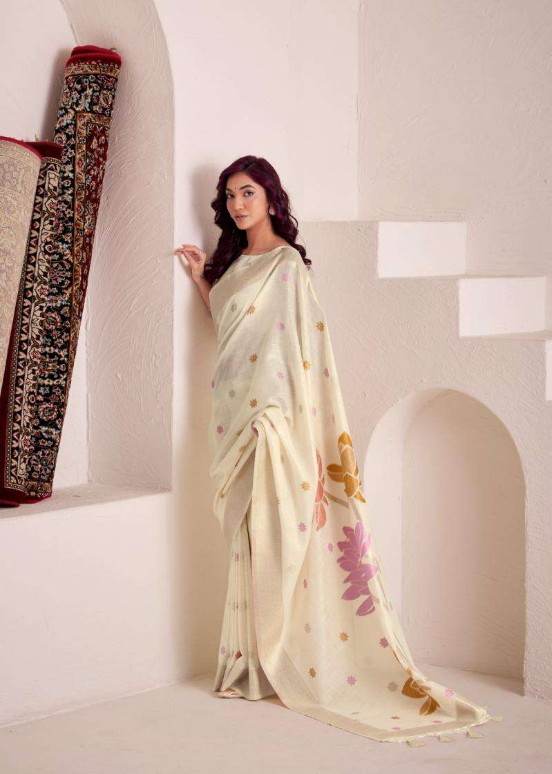 Rajpath Presents Dinamic Silk Linen Pretty Look Best Saree Catalog Wholesaler And Exporter 