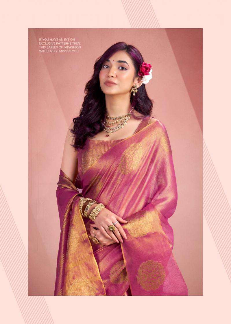 Rajpath Presents Mini Silk Tissue Trendy Fancy Weaving Saree For Womens Catalog Wholesaler And Exporter 