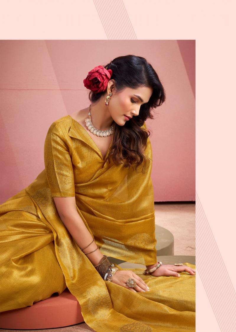 Rajpath Presents Mini Silk Tissue Trendy Fancy Weaving Saree For Womens Catalog Wholesaler And Exporter 