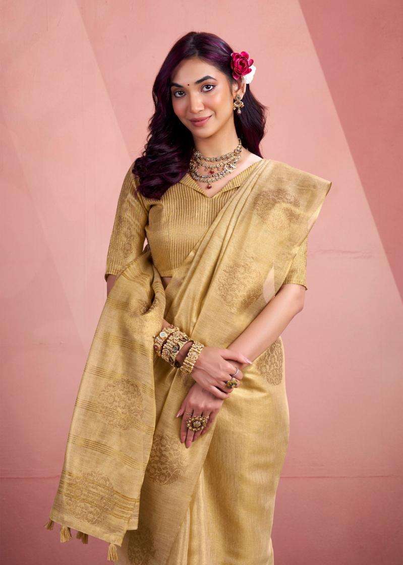 Rajpath Presents Mini Silk Tissue Trendy Fancy Weaving Saree For Womens Catalog Wholesaler And Exporter 