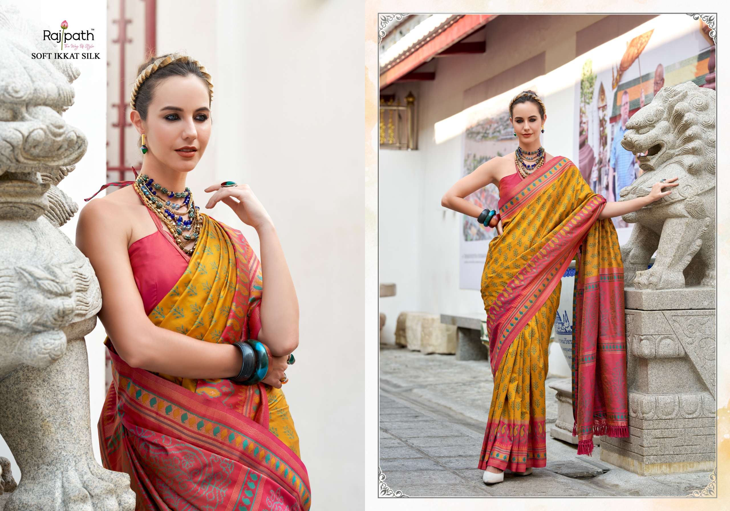 Rajpath Presents Taj Mahal Vol -2 Wholesale Soft Silk Fabrics Indian Sarees Catalog Wholesaler And Exporter 