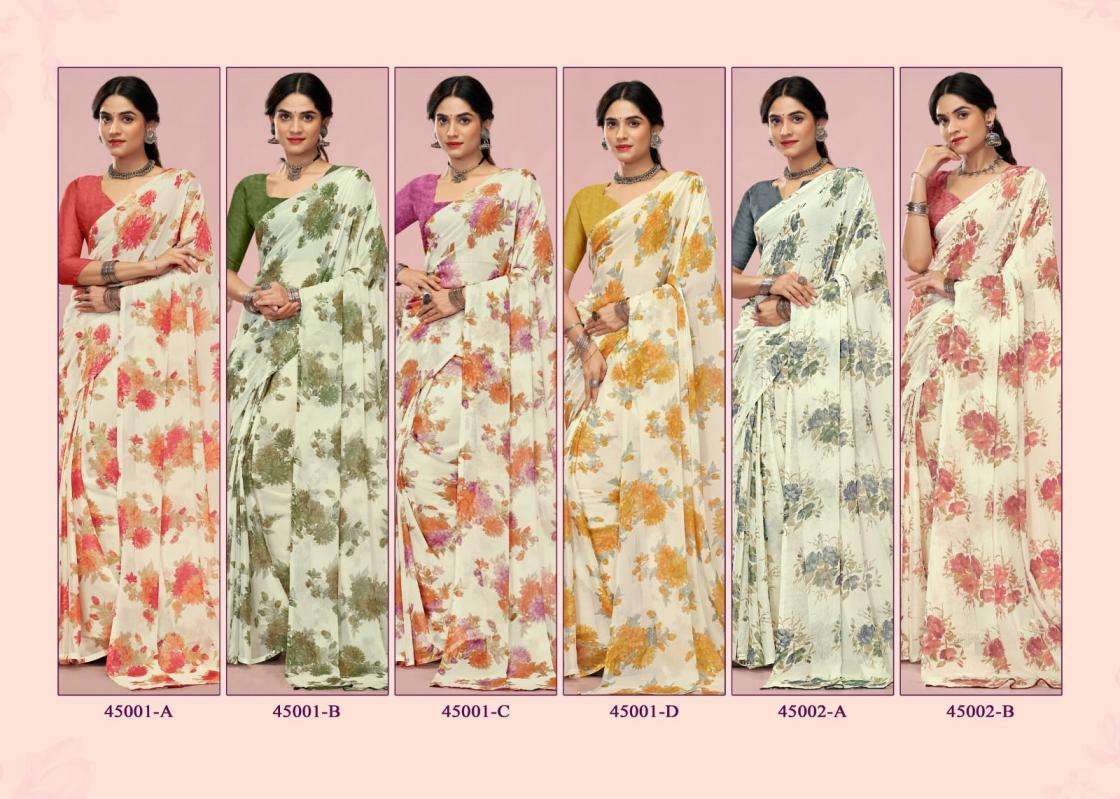 Ruchi Presents Star Chiffon Vol-200 Chiffon Hit Design Saree Catalog Wholesaler And Exporter 