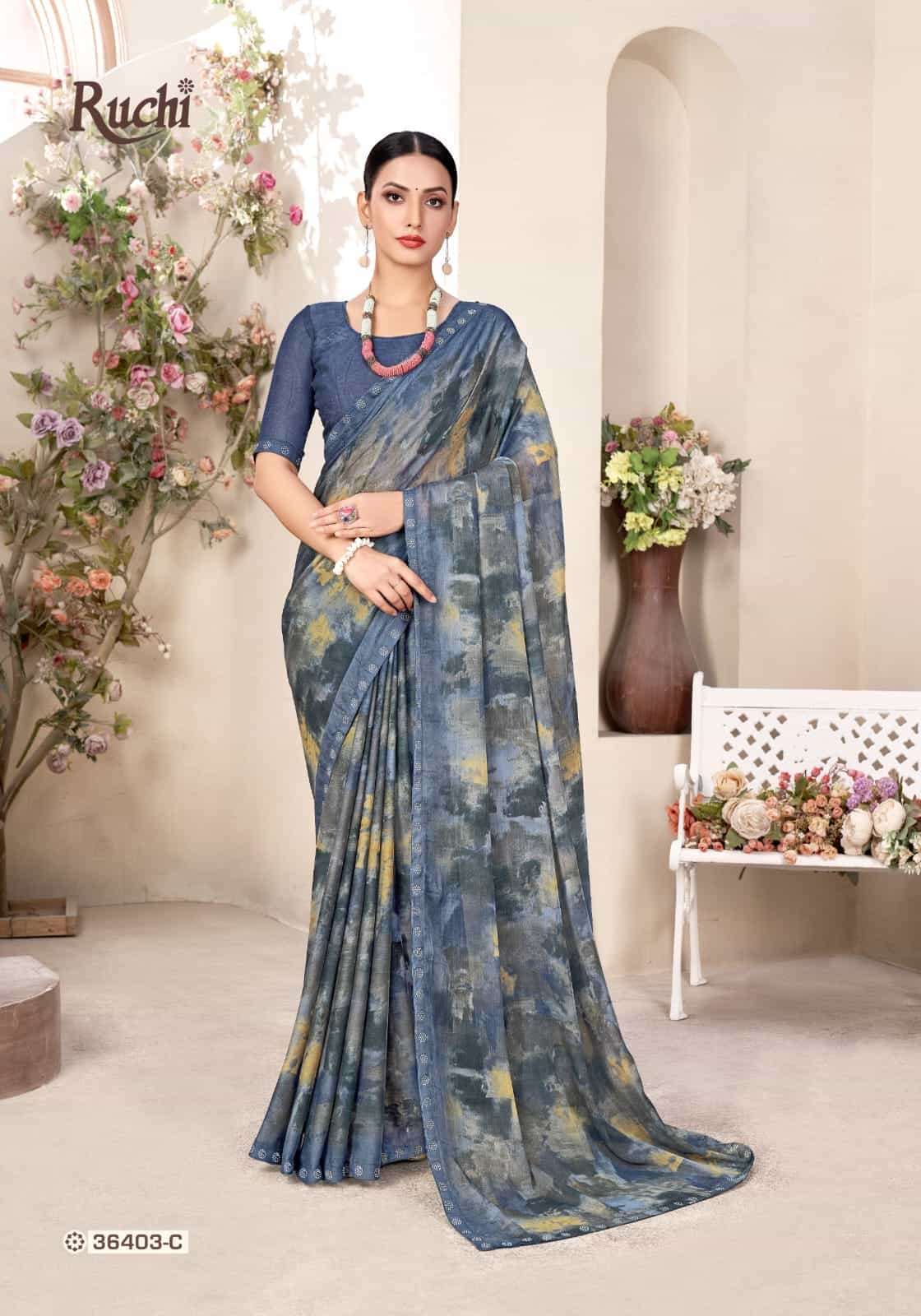 Ruchi Sarees presents Vanilla Vol-11 36401 Colors Sarees catalog Collection 
