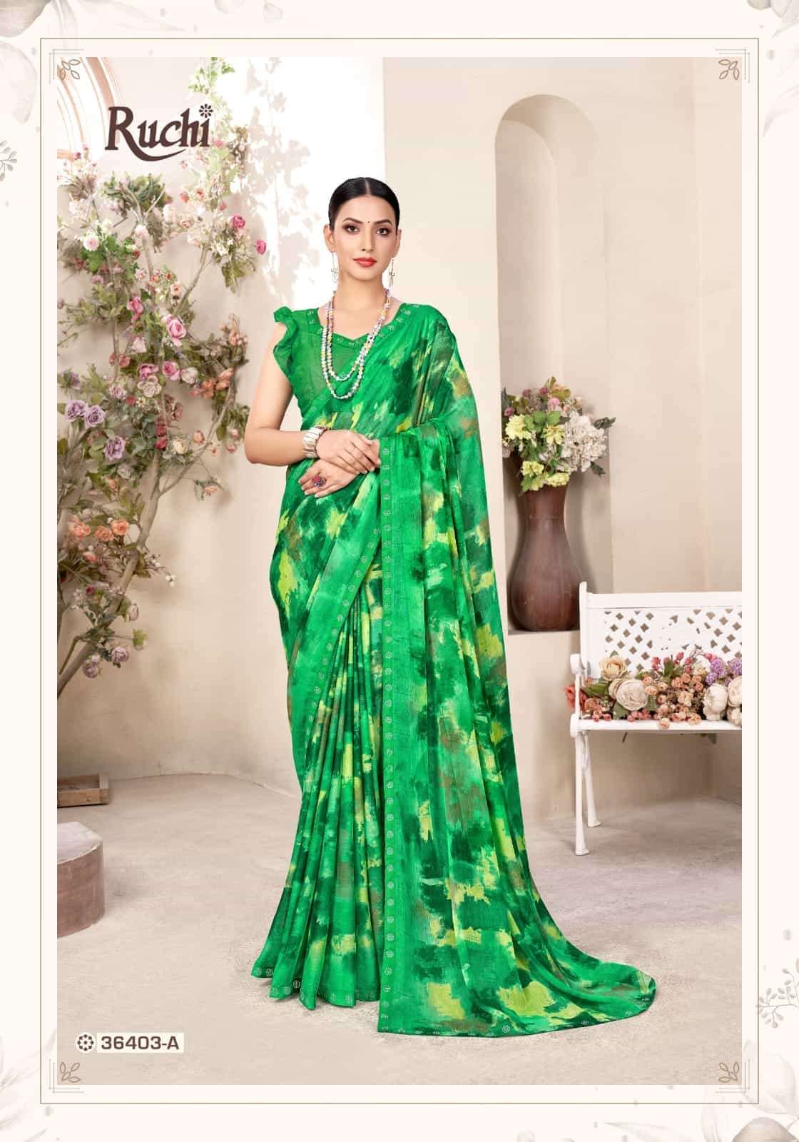 Ruchi Sarees presents Vanilla Vol-11 36401 Colors Sarees catalog Collection 