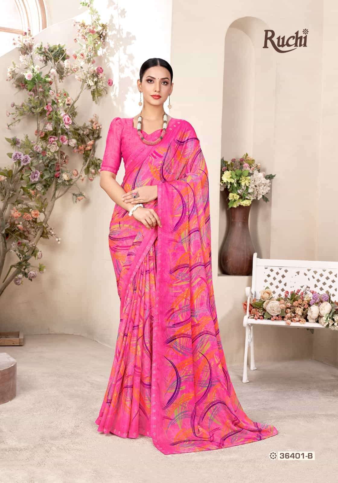 Ruchi Sarees presents Vanilla Vol-11 36401 Colors Sarees catalog Collection 