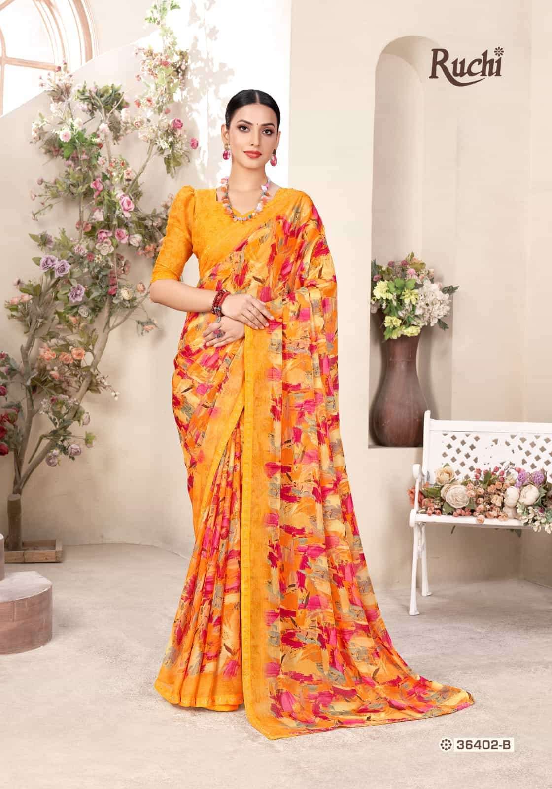 Ruchi Sarees presents Vanilla Vol-11 36401 Colors Sarees catalog Collection 