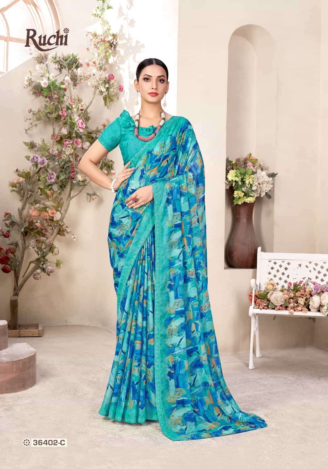 Ruchi Sarees presents Vanilla Vol-11 36401 Colors Sarees catalog Collection 
