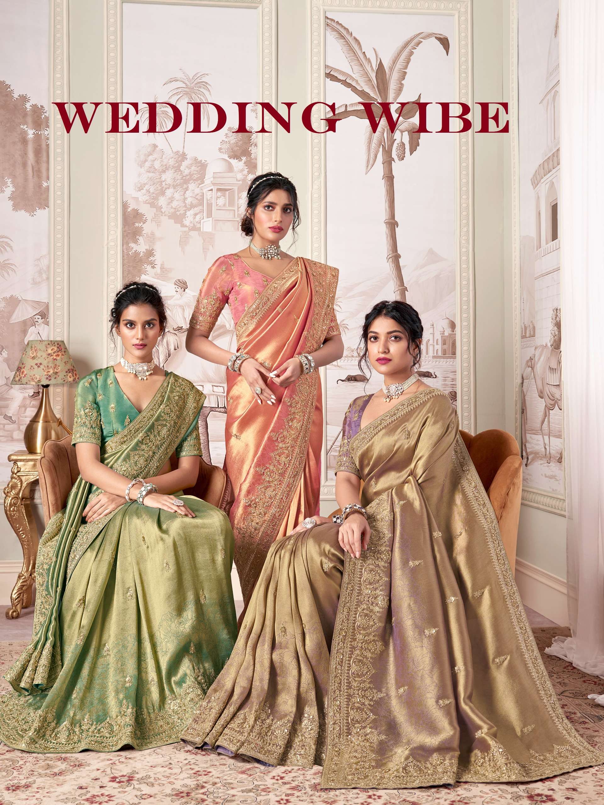 Sanjana Lifestyle Presents Wedding Wibe Fancy Ethnic Sarees Catalog Wholesaler And Exporter 