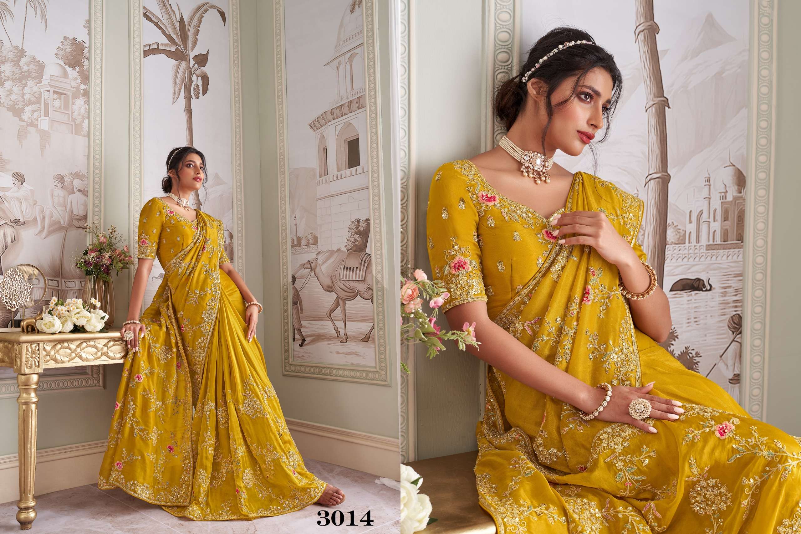 Sanjana Lifestyle Presents Wedding Wibe Fancy Ethnic Sarees Catalog Wholesaler And Exporter 