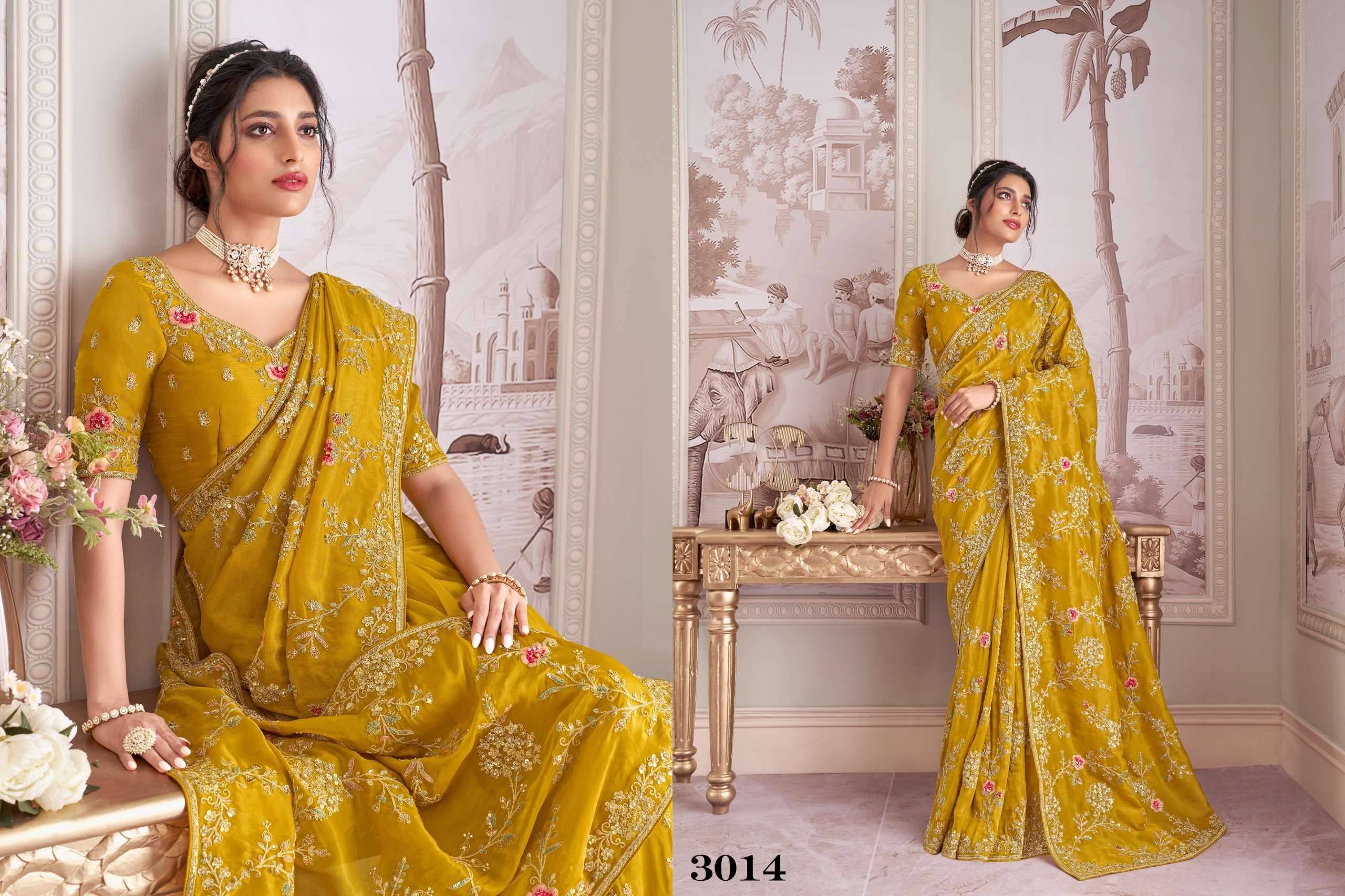 Sanjana Lifestyle Presents Wedding Wibe Fancy Ethnic Sarees Catalog Wholesaler And Exporter 