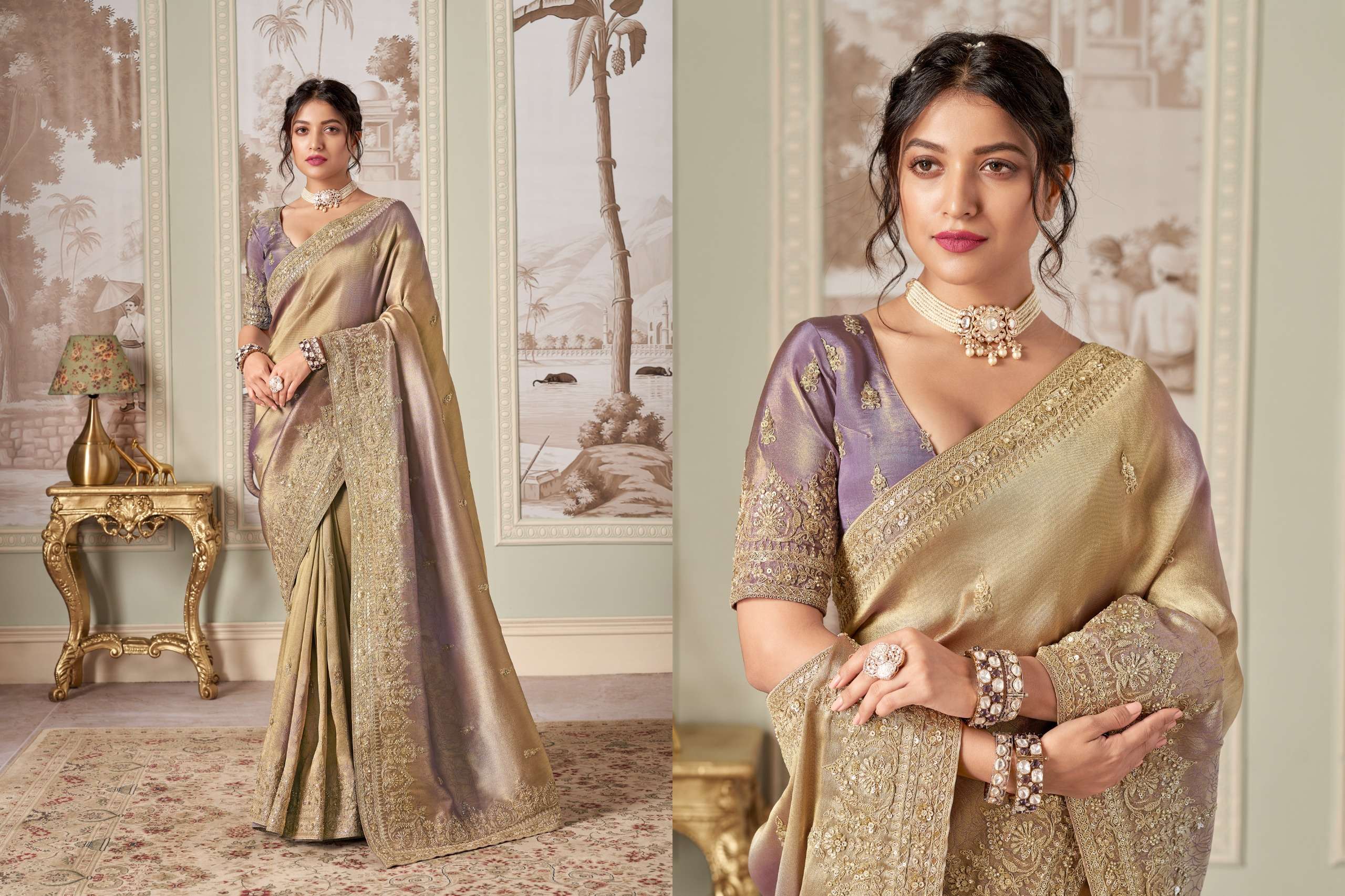 Sanjana Lifestyle Presents Wedding Wibe Fancy Ethnic Sarees Catalog Wholesaler And Exporter 