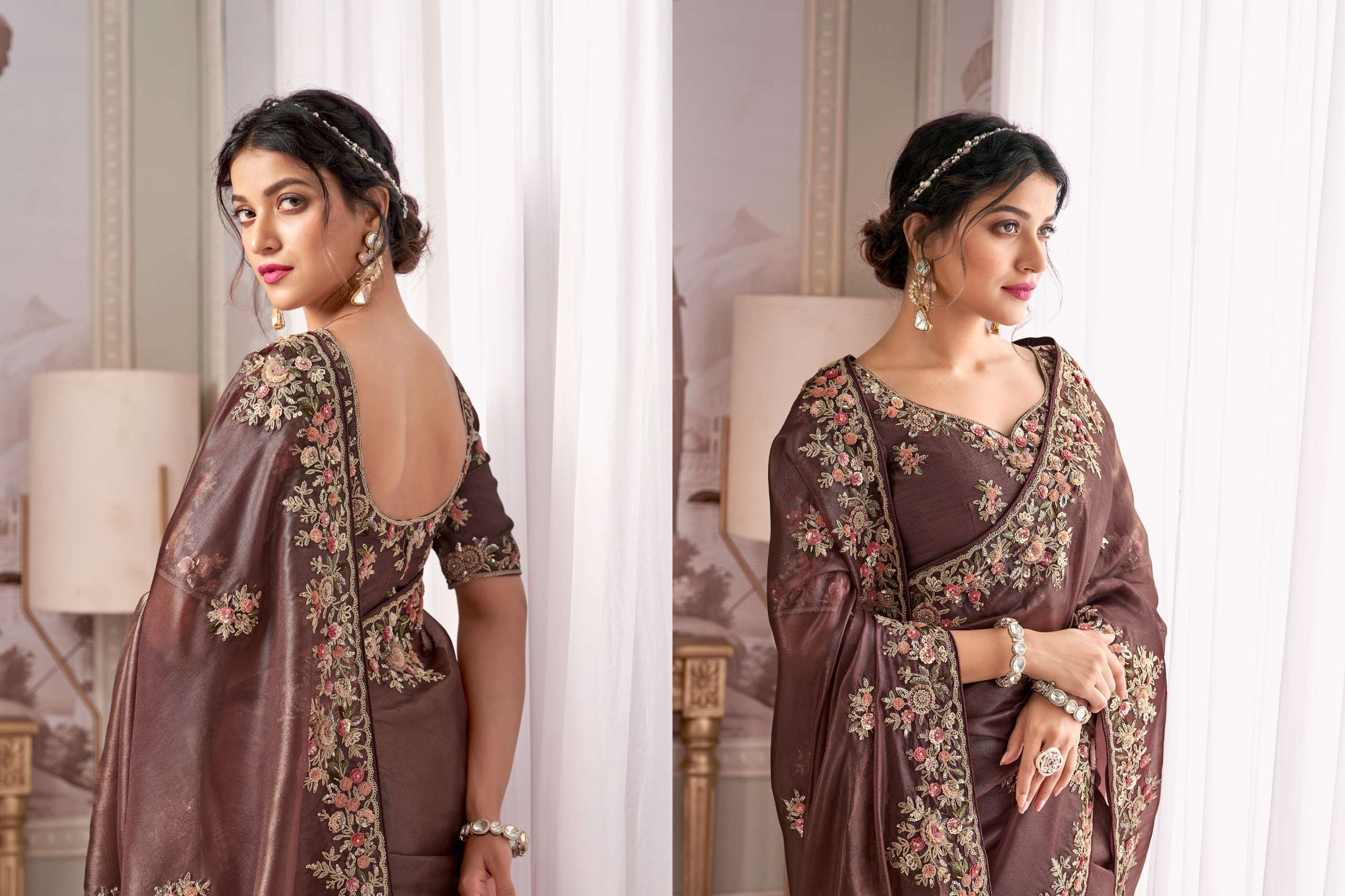 Sanjana Lifestyle Presents Wedding Wibe Fancy Ethnic Sarees Catalog Wholesaler And Exporter 
