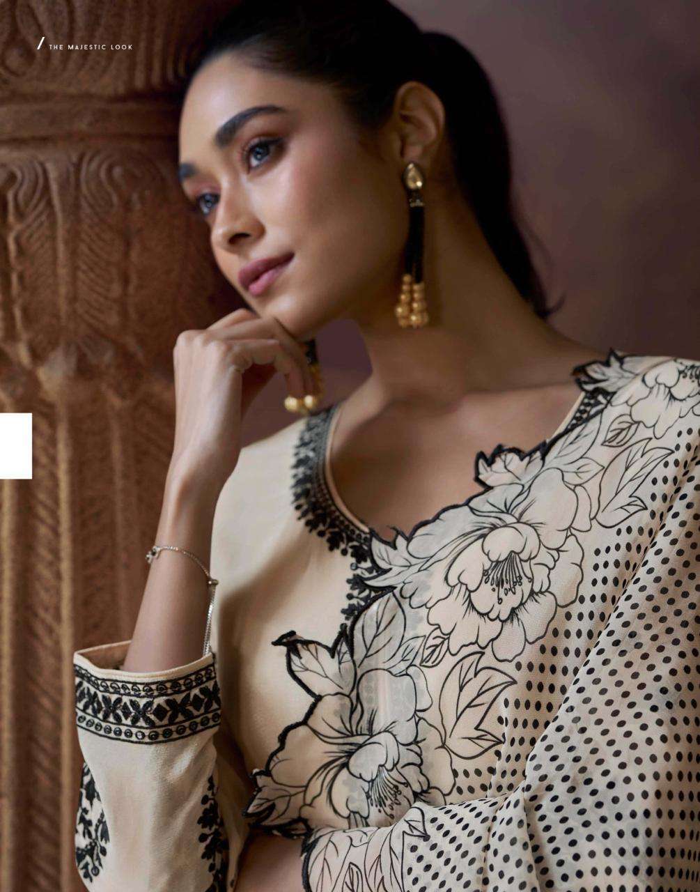 Sayuri Designer Presents Alemzeb Readymade Chinon Silk Suits Catalog Wholesaler And Exporter in surat