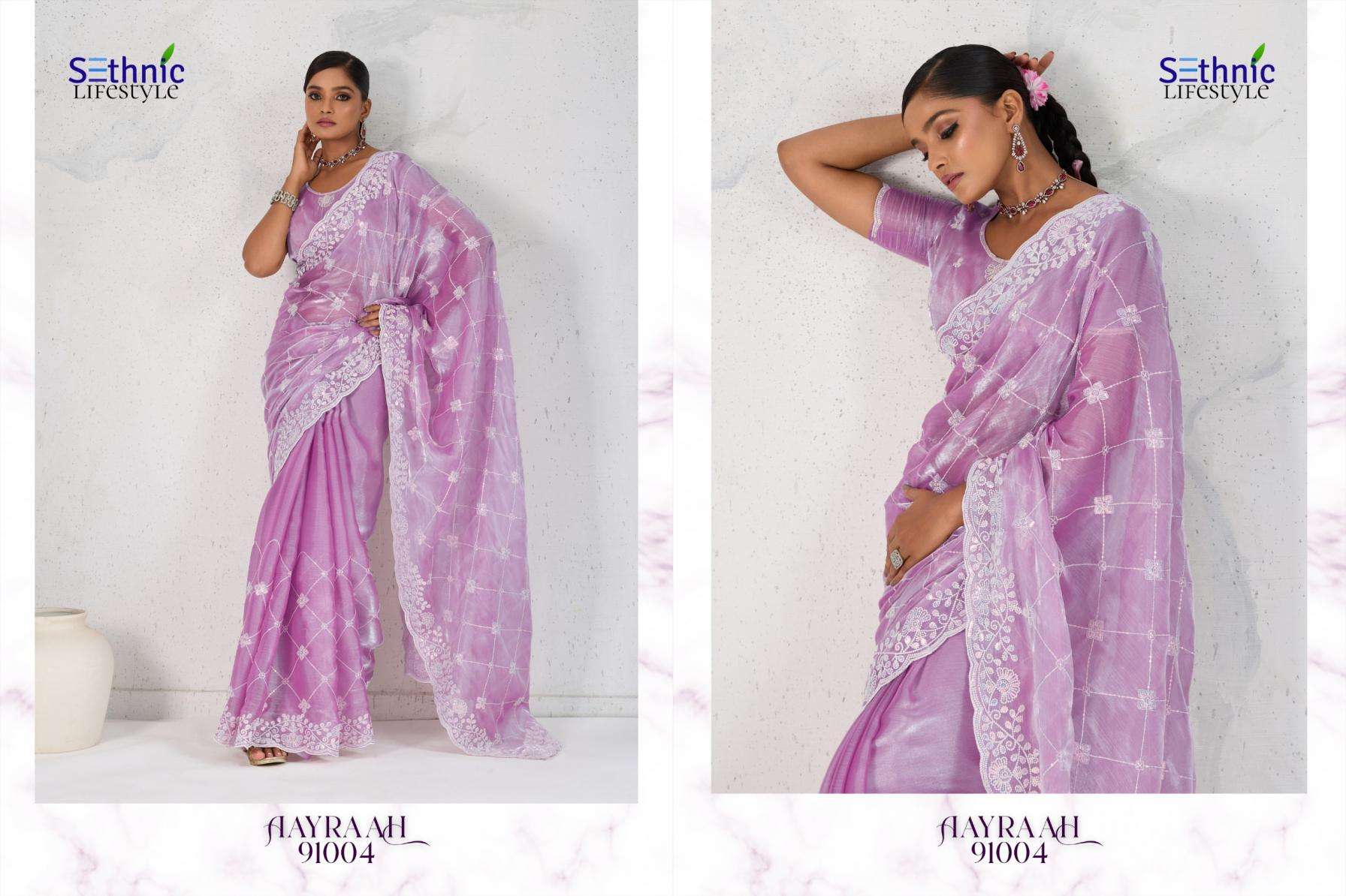 Sethnic Lifestyle Presents Aayraah Burberry Shop Trendy Saree Wholesaler And Exporter 