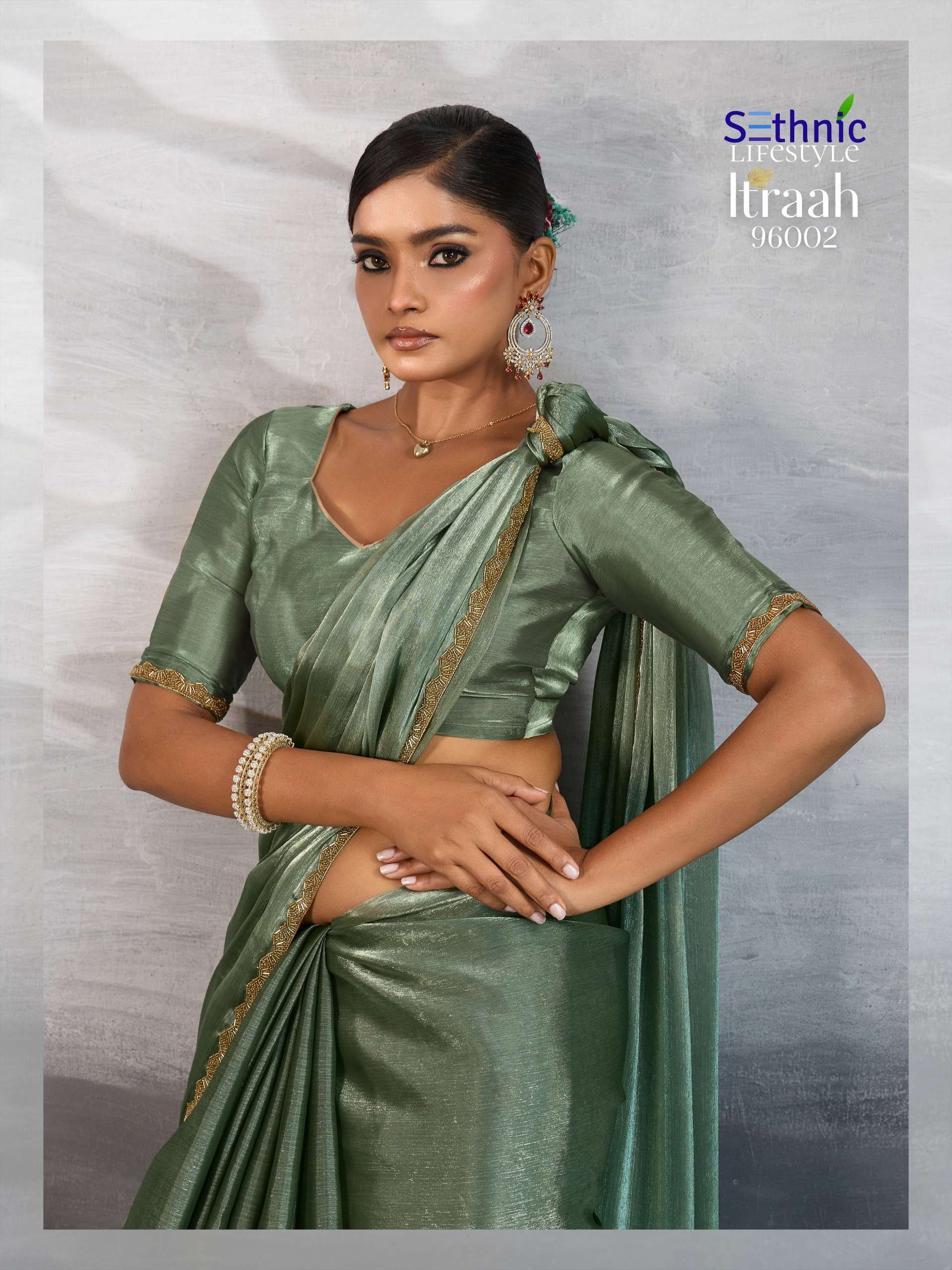 Sethnic Lifestyle Presents Itraah Silk Attractive Look Saree Catalog Wholesaler And Exporter In Surat