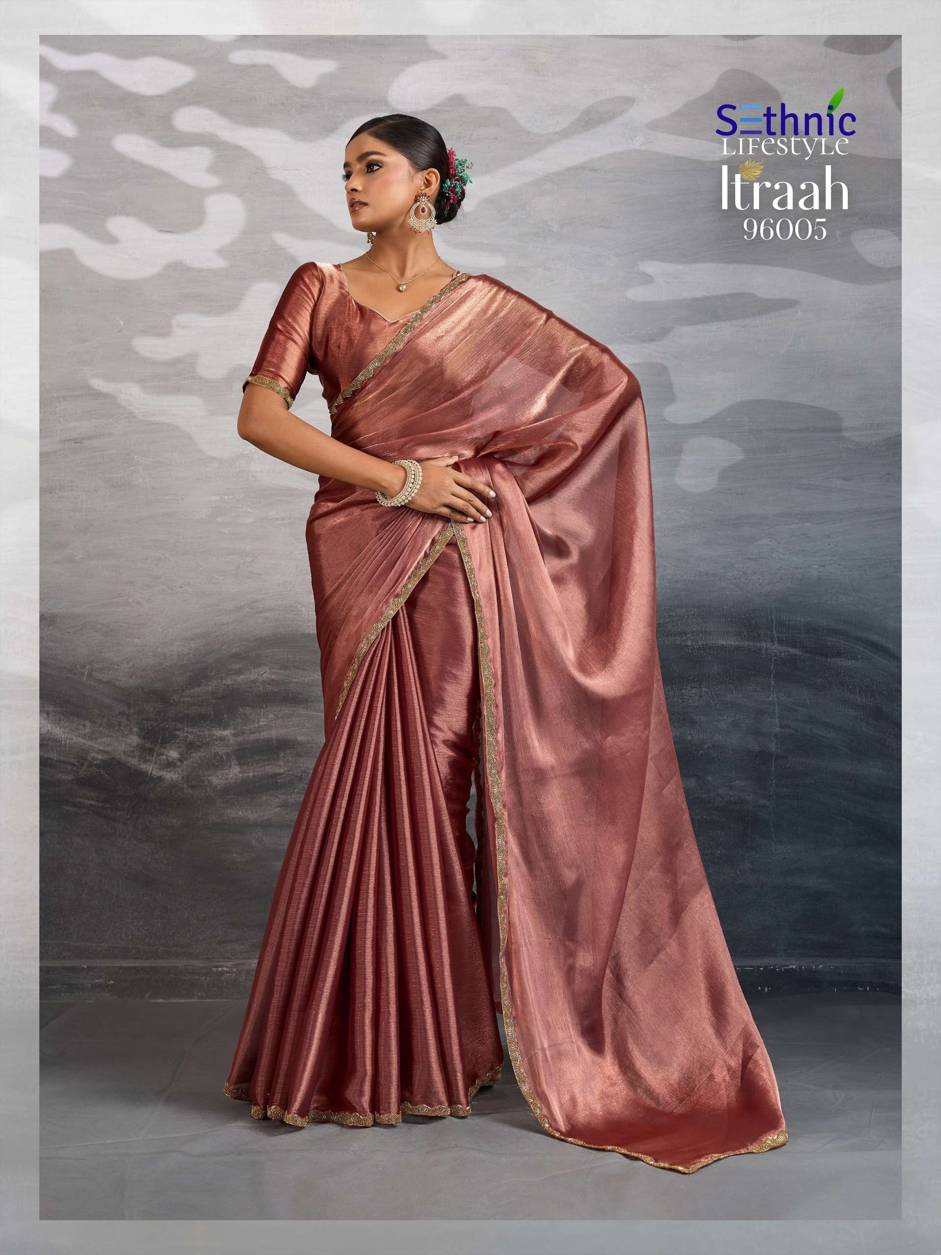 Sethnic Lifestyle Presents Itraah Silk Attractive Look Saree Catalog Wholesaler And Exporter In Surat
