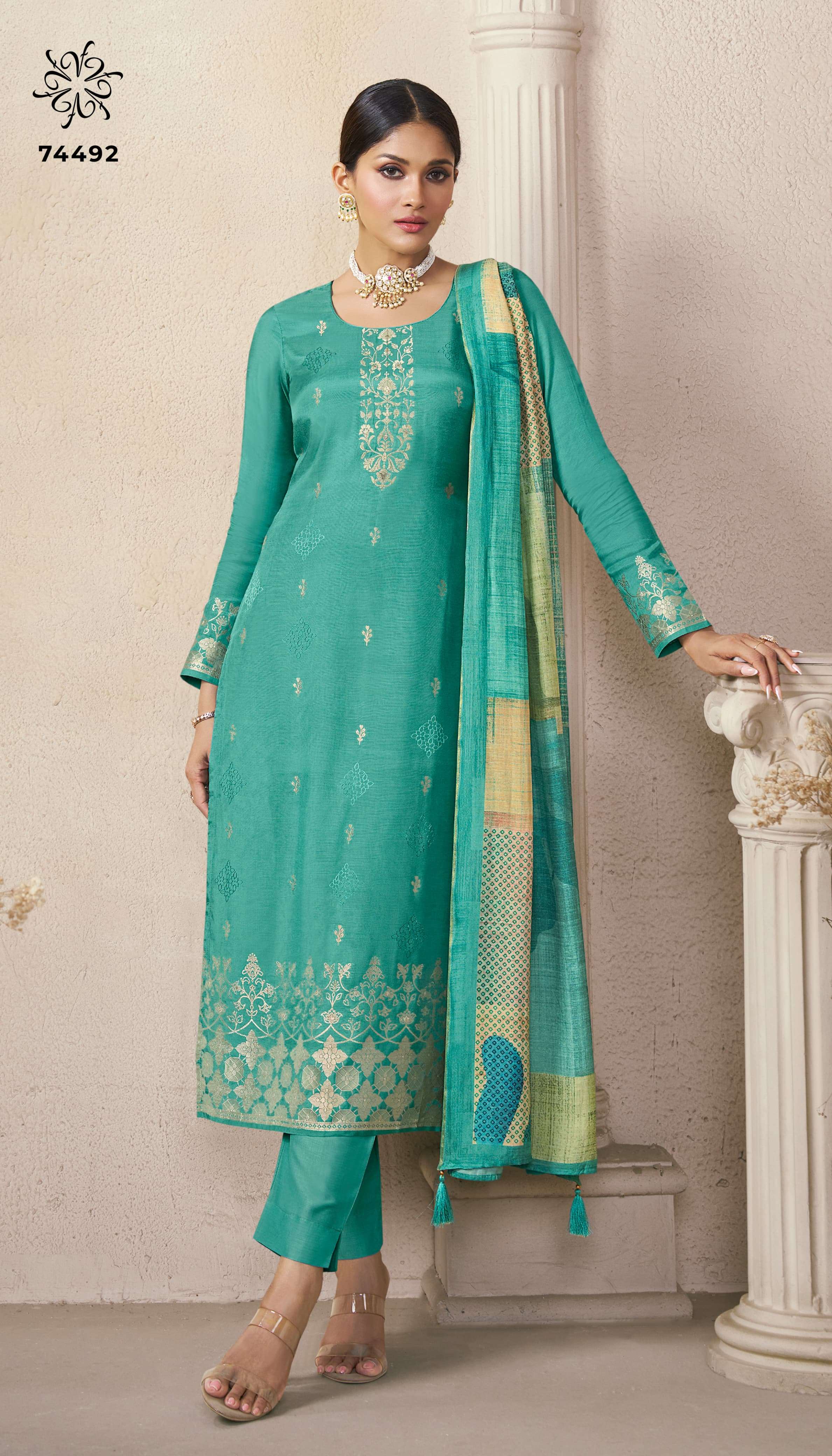 VINAY PRESENTS NAVYA ANARKALI AND STREIGHT SALWAR SUITS CATALOG WHOLESALER AND EXPORTER IN SURAT