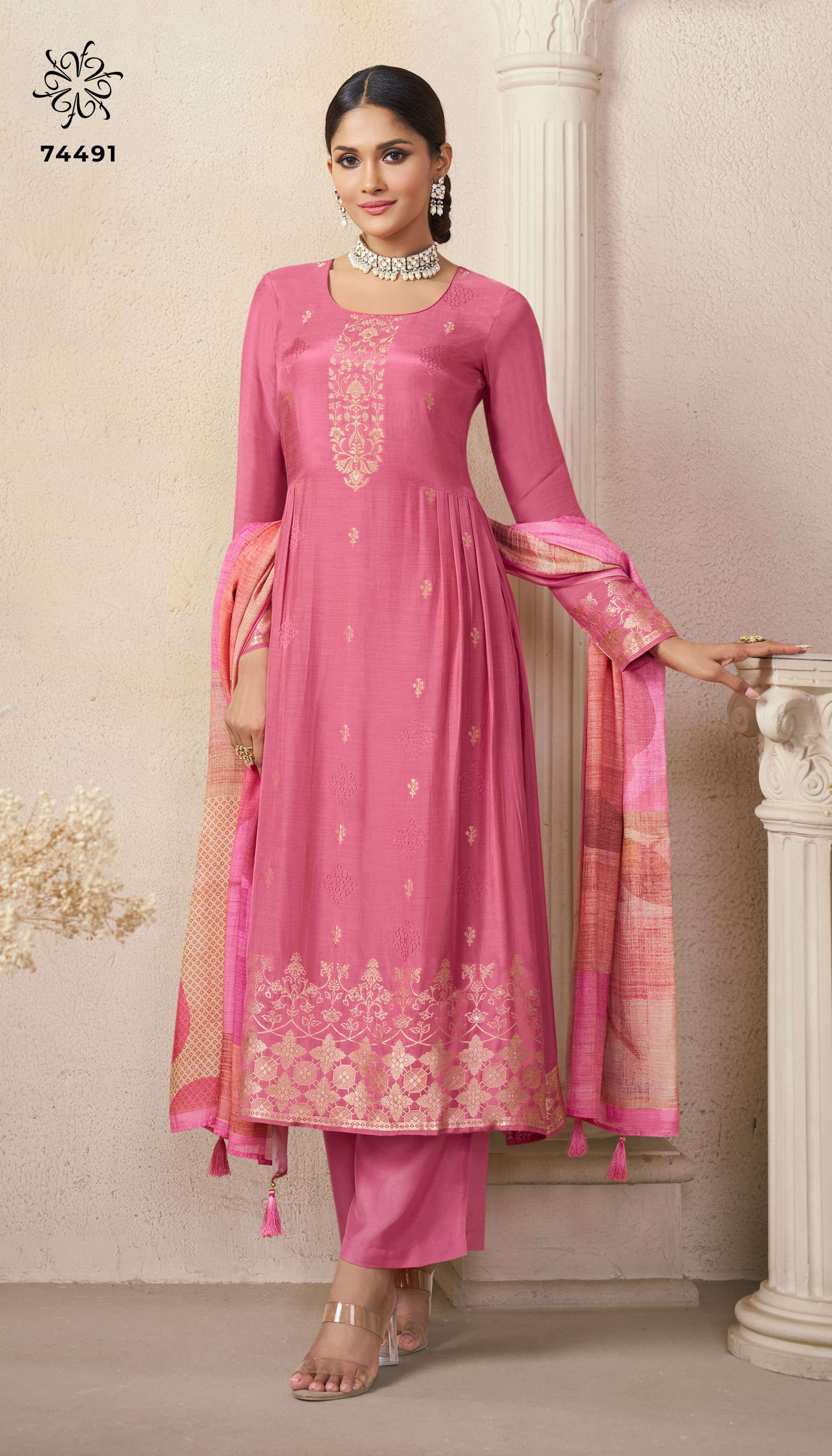 VINAY PRESENTS NAVYA ANARKALI AND STREIGHT SALWAR SUITS CATALOG WHOLESALER AND EXPORTER IN SURAT