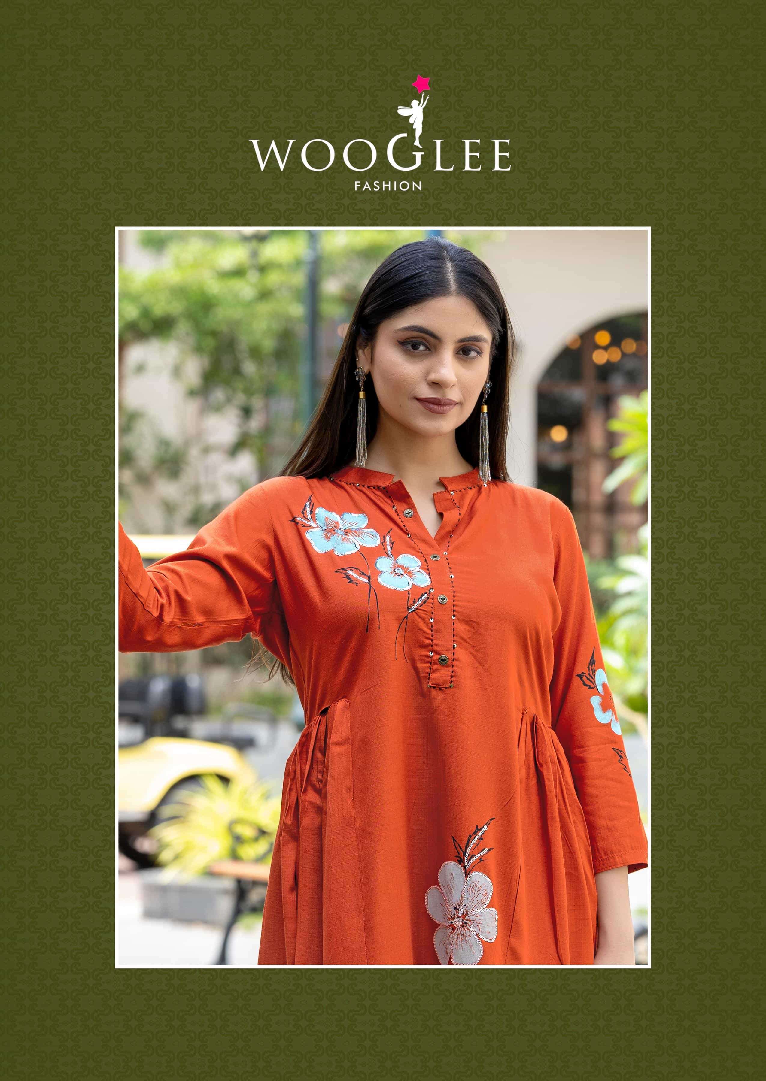 Wooglee presents Tulip Vol-2 Rayon Western Wear Cord Set Catalog Wholesalers