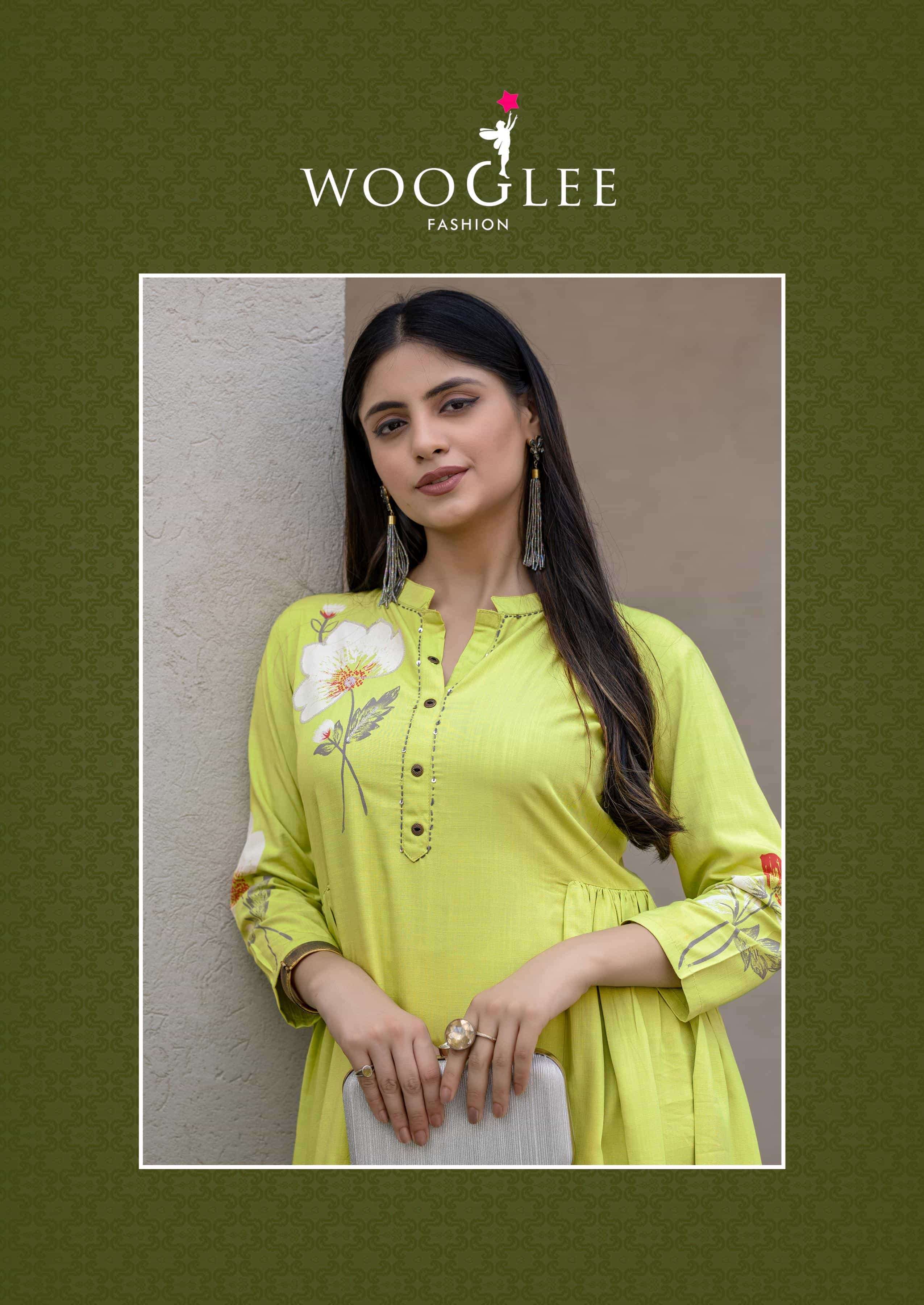 Wooglee presents Tulip Vol-2 Rayon Western Wear Cord Set Catalog Wholesalers