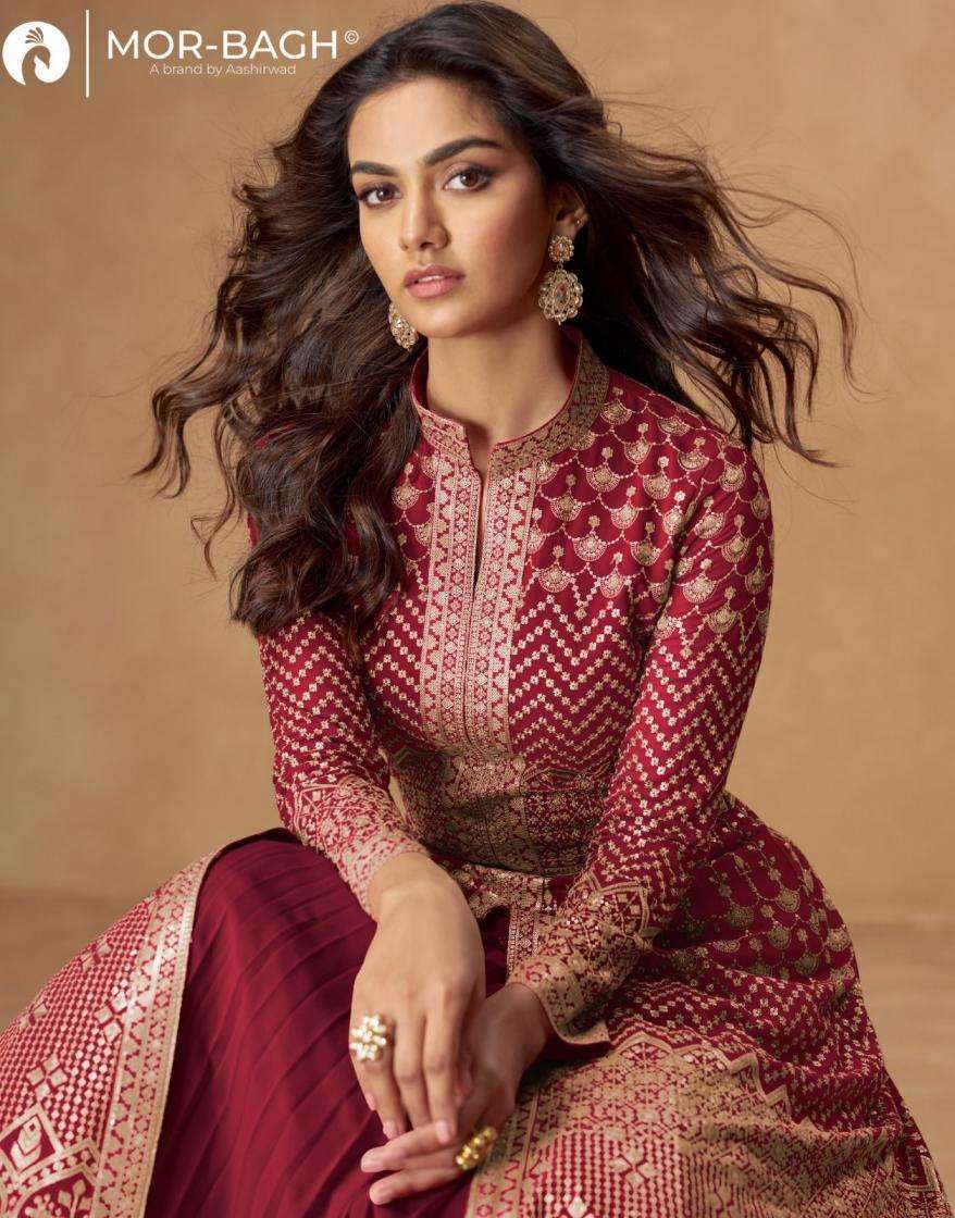 Ashirwad Creation Presents Almirah Georgette Readymade Designer Skirt Kurti With Dupatta Catalog Wholesaler And Exporter 