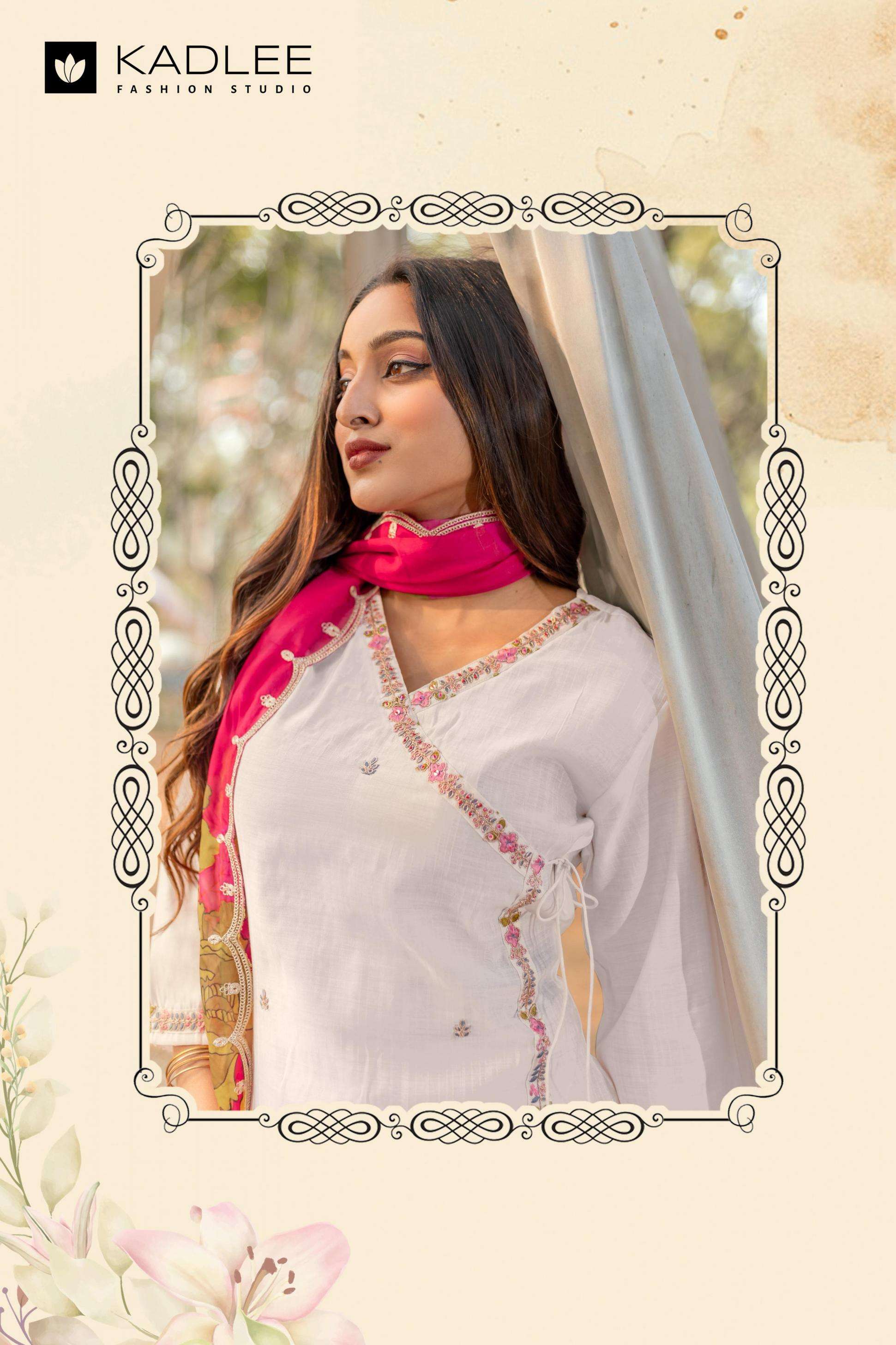Kadlee Presents Ranisa 3pcs Readymade Top Bottom And Dupatta Catalog Wholesaler And Exporter 