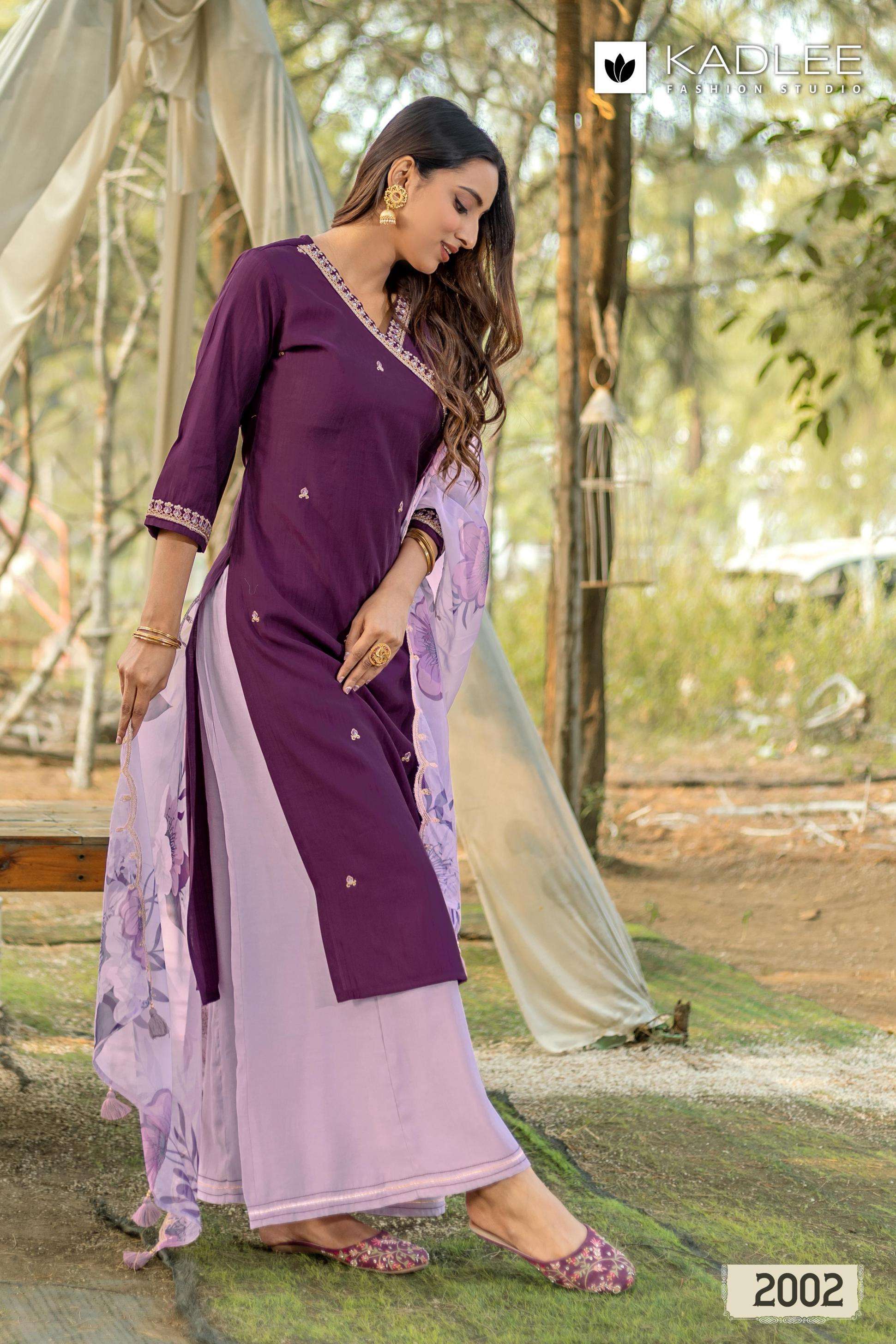 Kadlee Presents Ranisa 3pcs Readymade Top Bottom And Dupatta Catalog Wholesaler And Exporter 