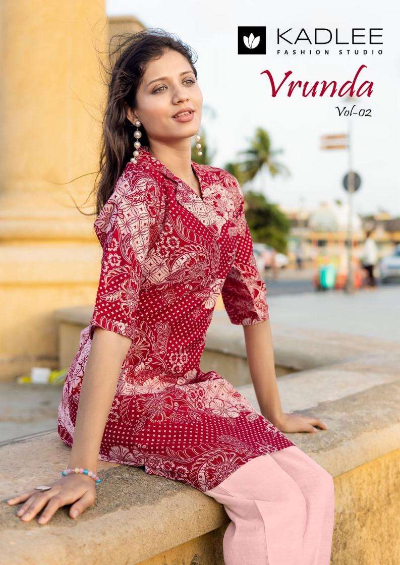 Kadlee Presents Vrunda Vol-2 Vetican Print Readymade Amazing Co-Ord Sets Catalog Wholesaler And Exporter 