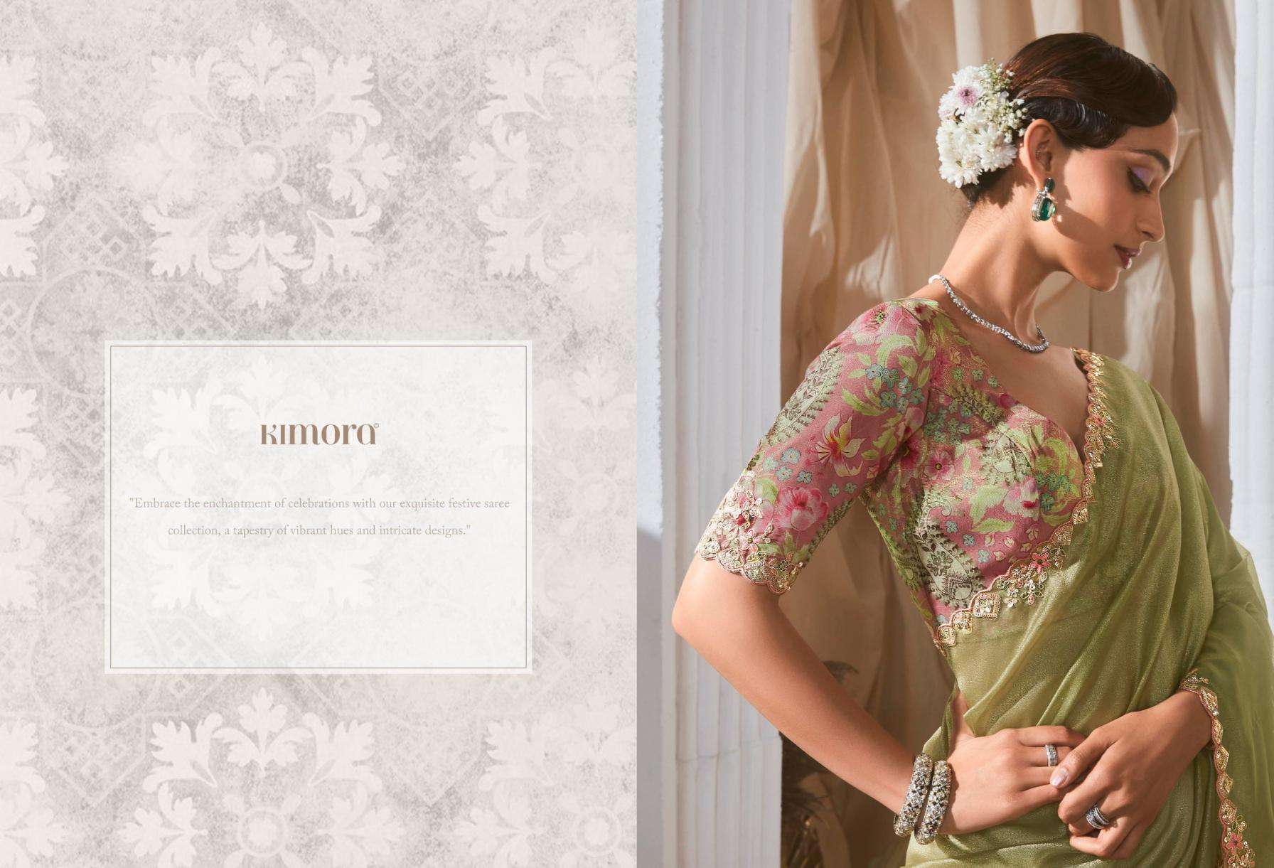 kimora presents rangat vol-3 occasion wear fancy sarees catalog collection