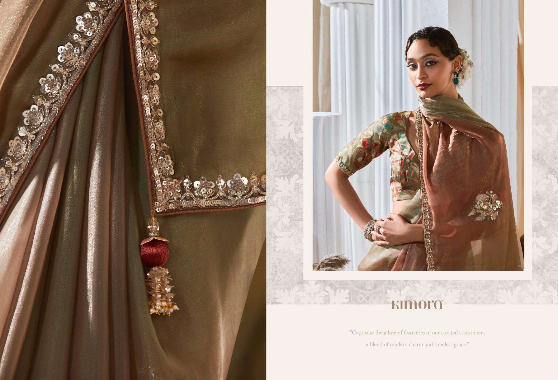 kimora presents rangat vol-3 occasion wear fancy sarees catalog collection