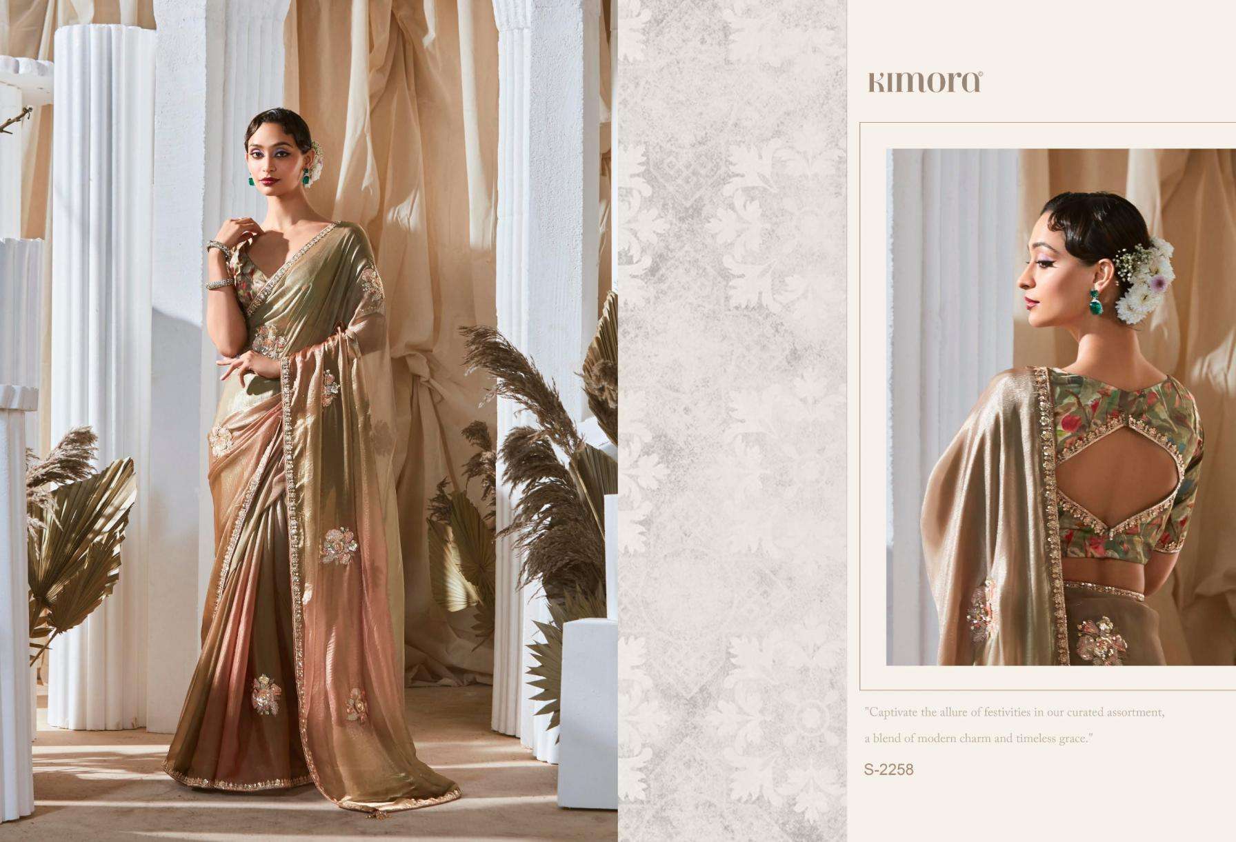 kimora presents rangat vol-3 occasion wear fancy sarees catalog collection