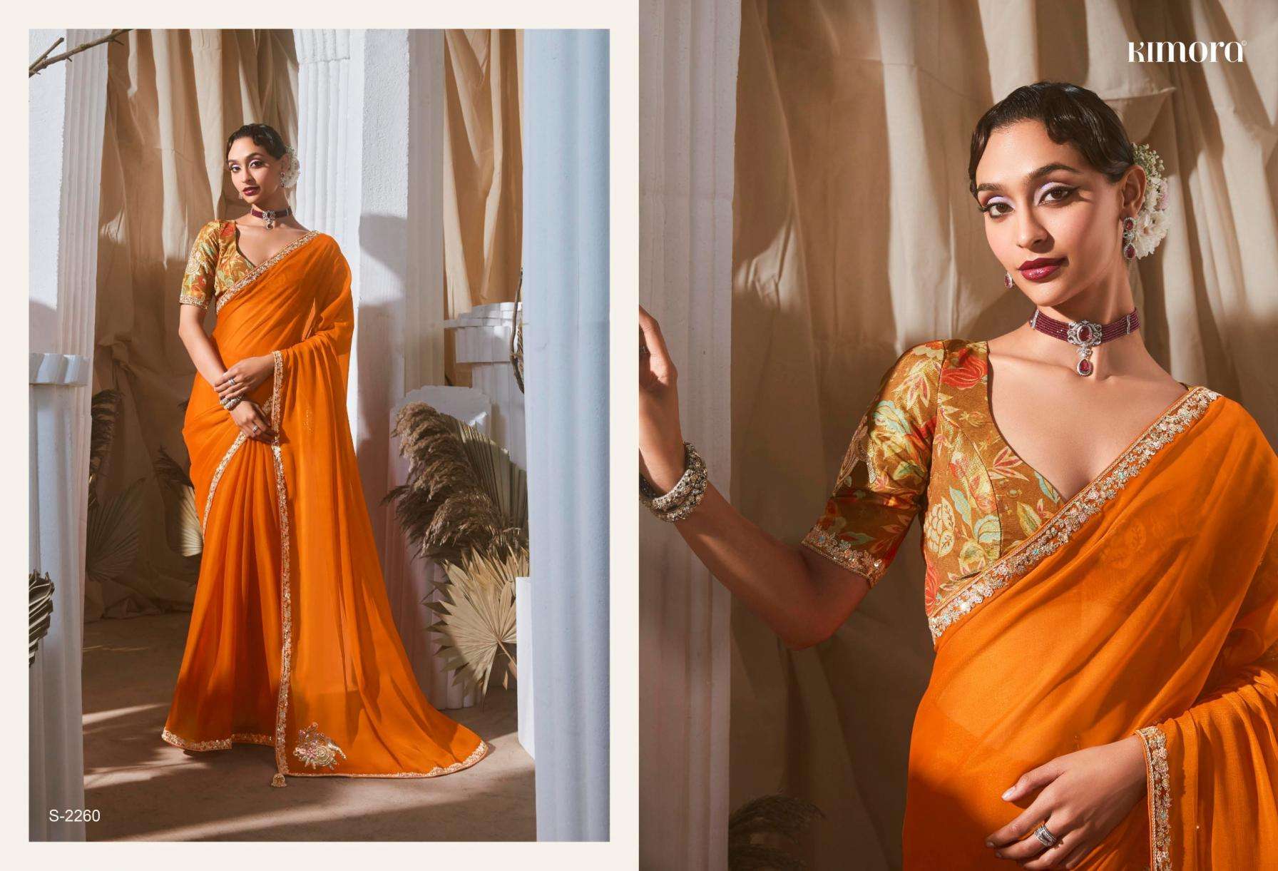 kimora presents rangat vol-3 occasion wear fancy sarees catalog collection