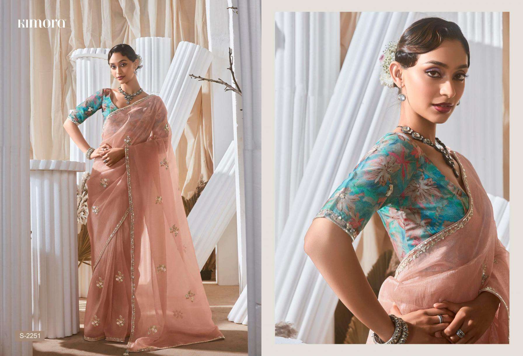 kimora presents rangat vol-3 occasion wear fancy sarees catalog collection