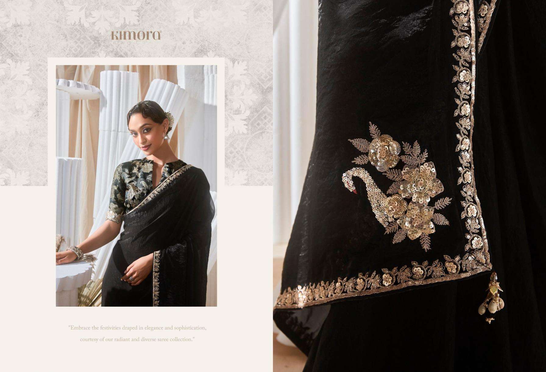kimora presents rangat vol-3 occasion wear fancy sarees catalog collection