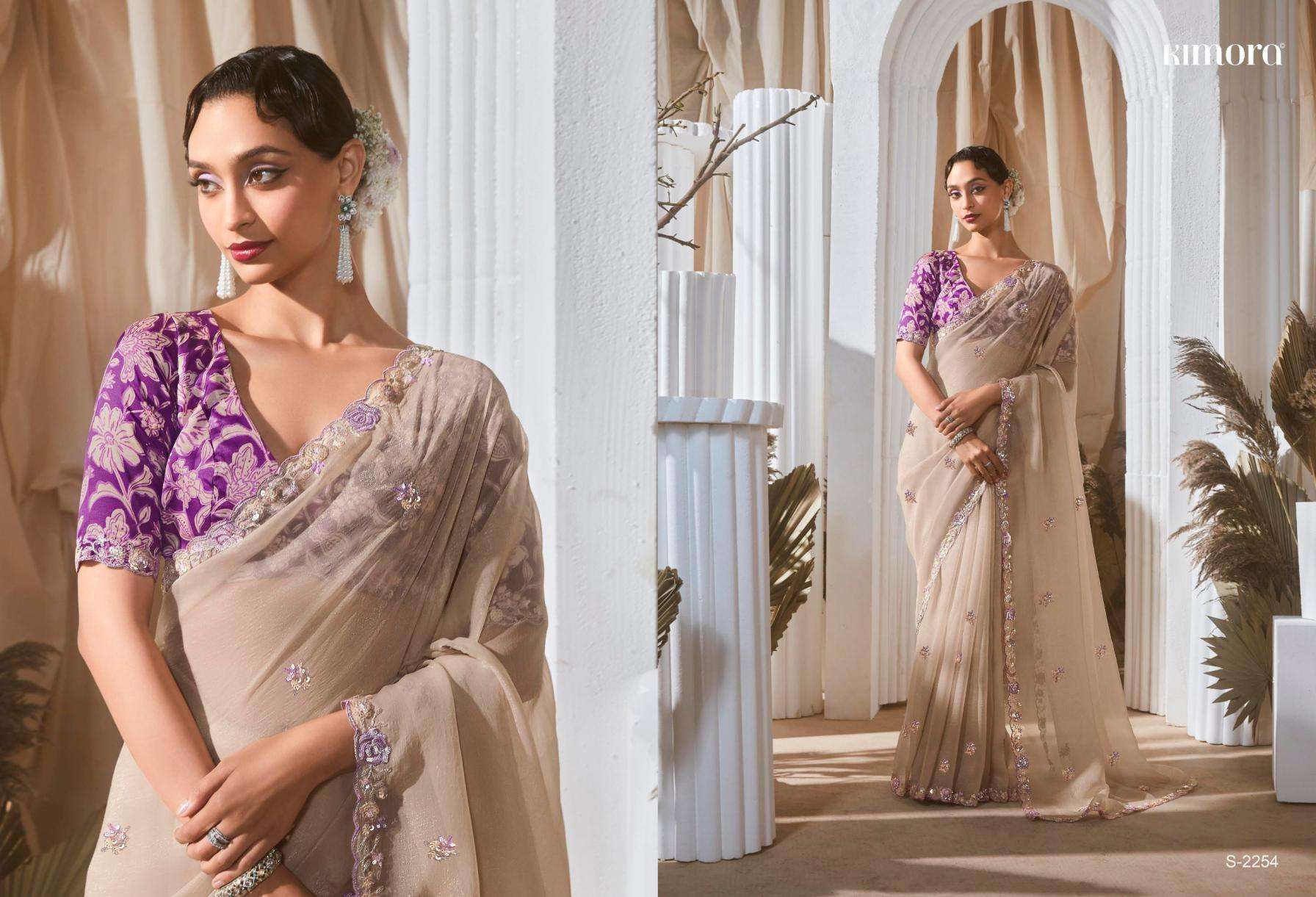 kimora presents rangat vol-3 occasion wear fancy sarees catalog collection