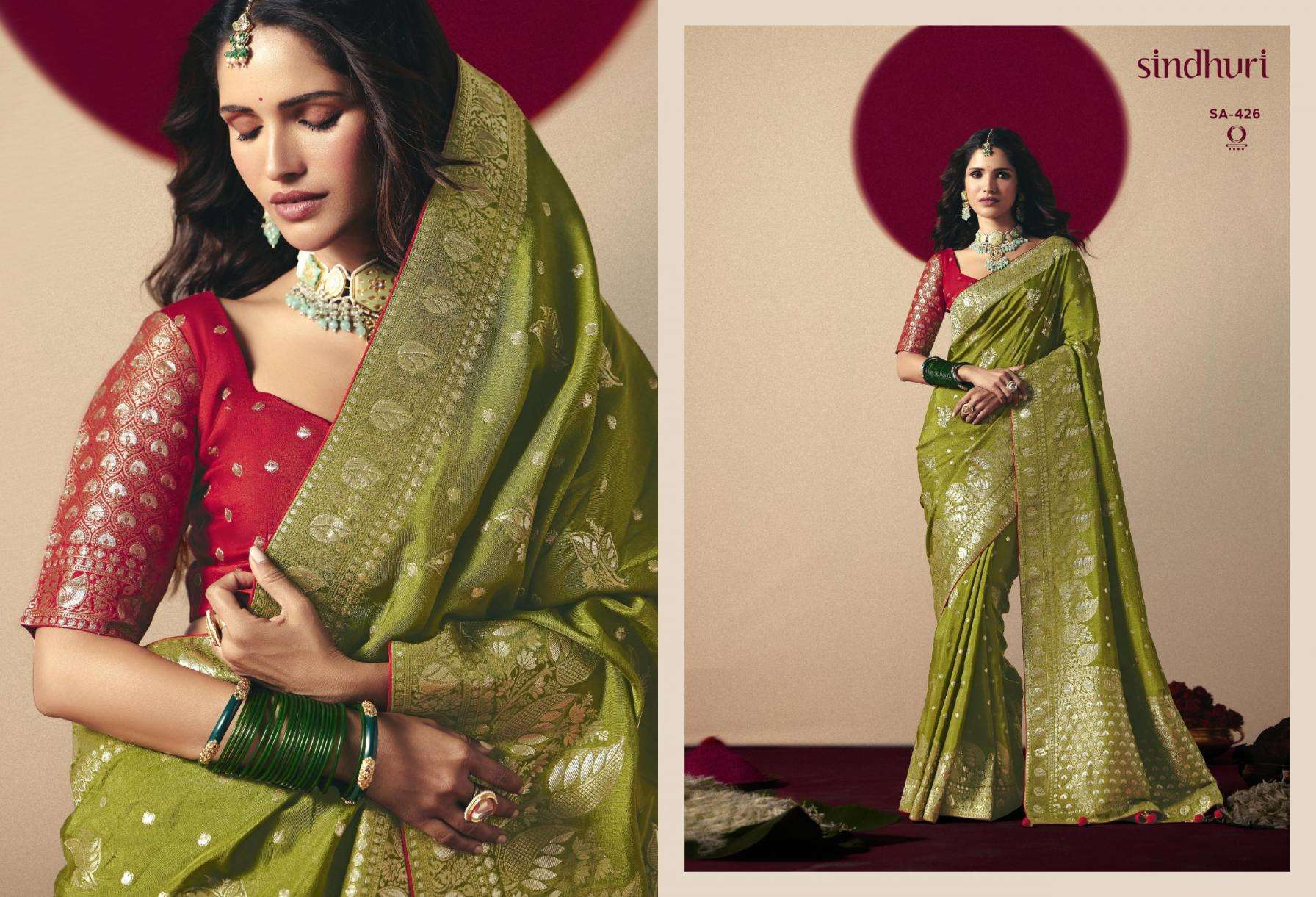 KIMORA SINDURI PRESENTS DEVIKA BEMBERG VISCOSE TRADITIONAL SAREES CATALOG WHOLESALER AND EXPORTER IN SURAT